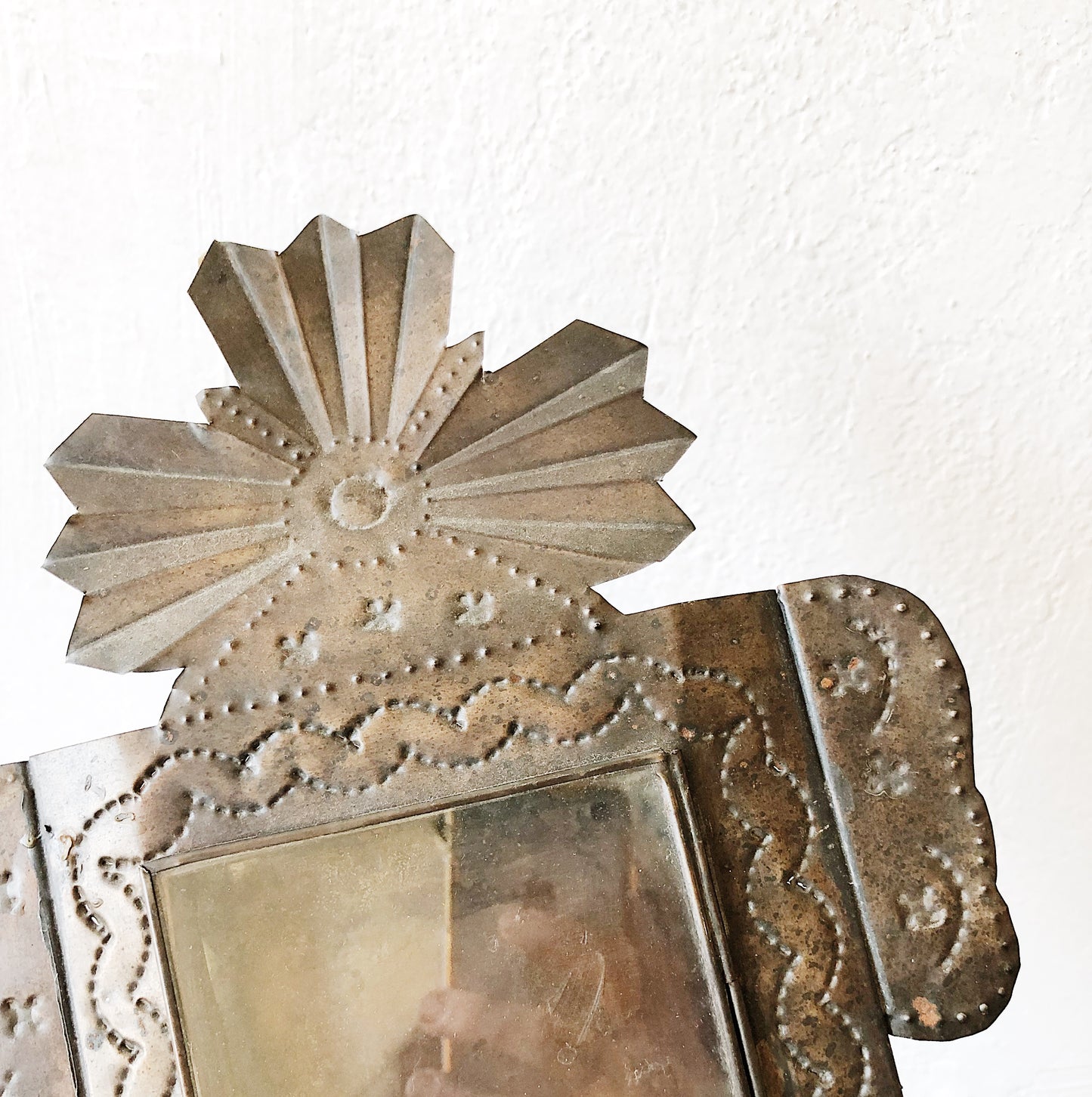 Pressed Tin Milagros Shadowbox - Mexico