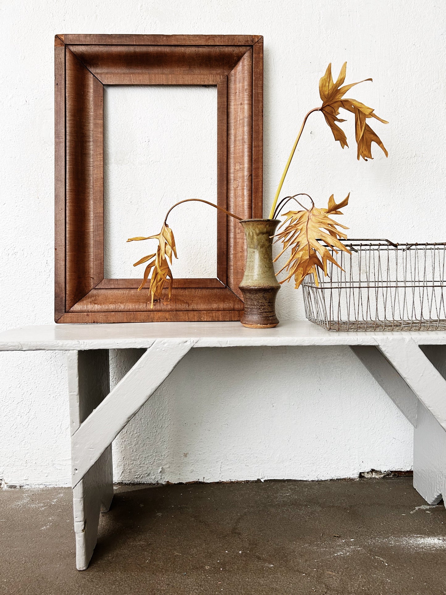 Large Antique Wood Frame