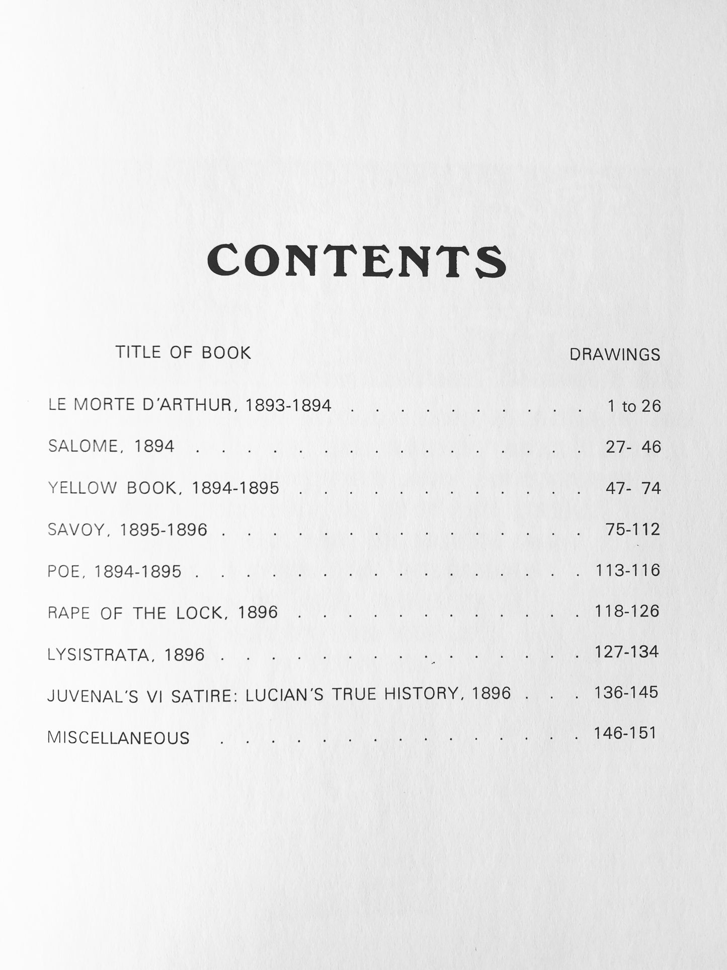 Rare Vintage Aubrey Beardsley Book of Drawings