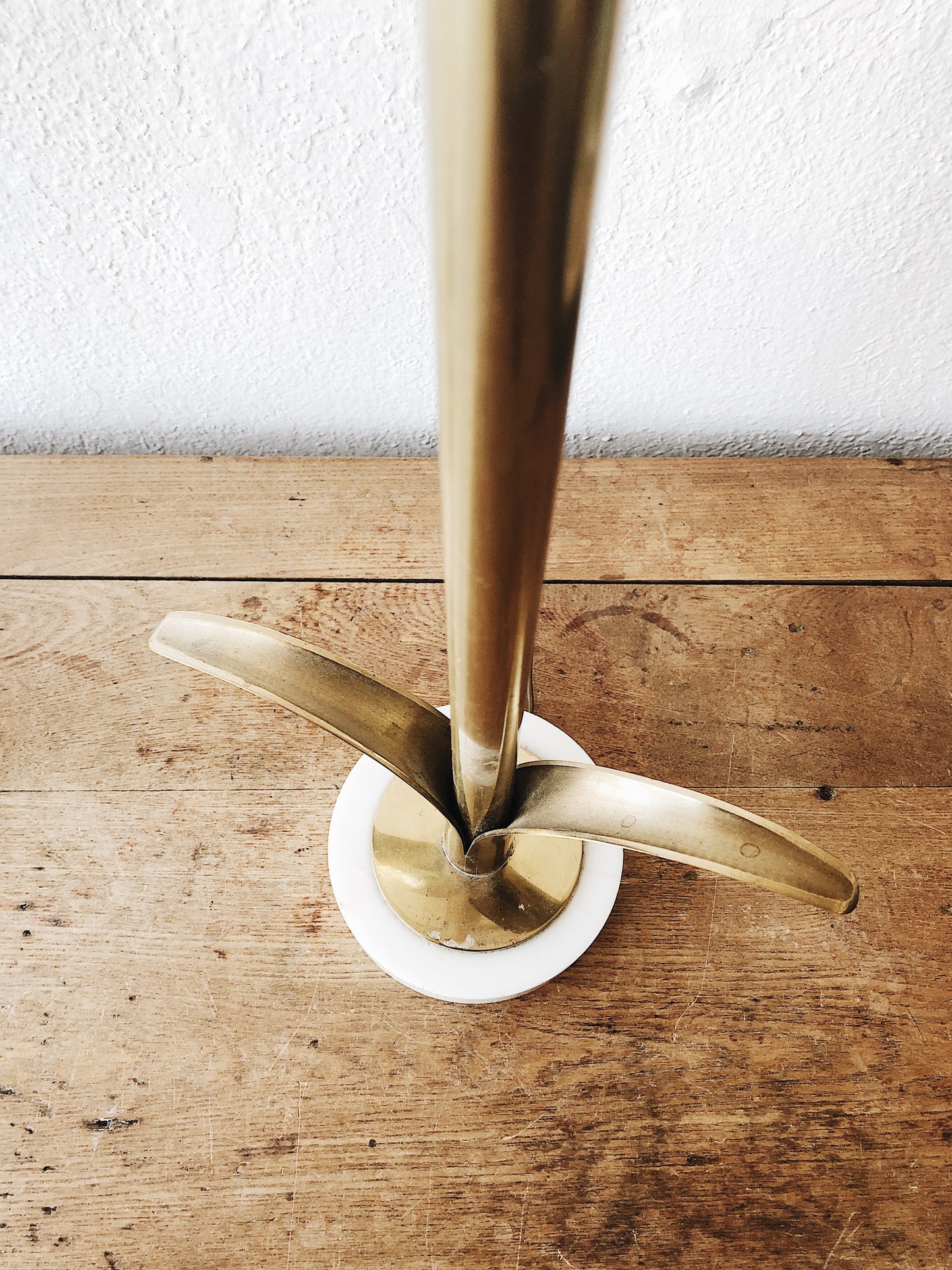 Vintage Mid Century Brass Lamp