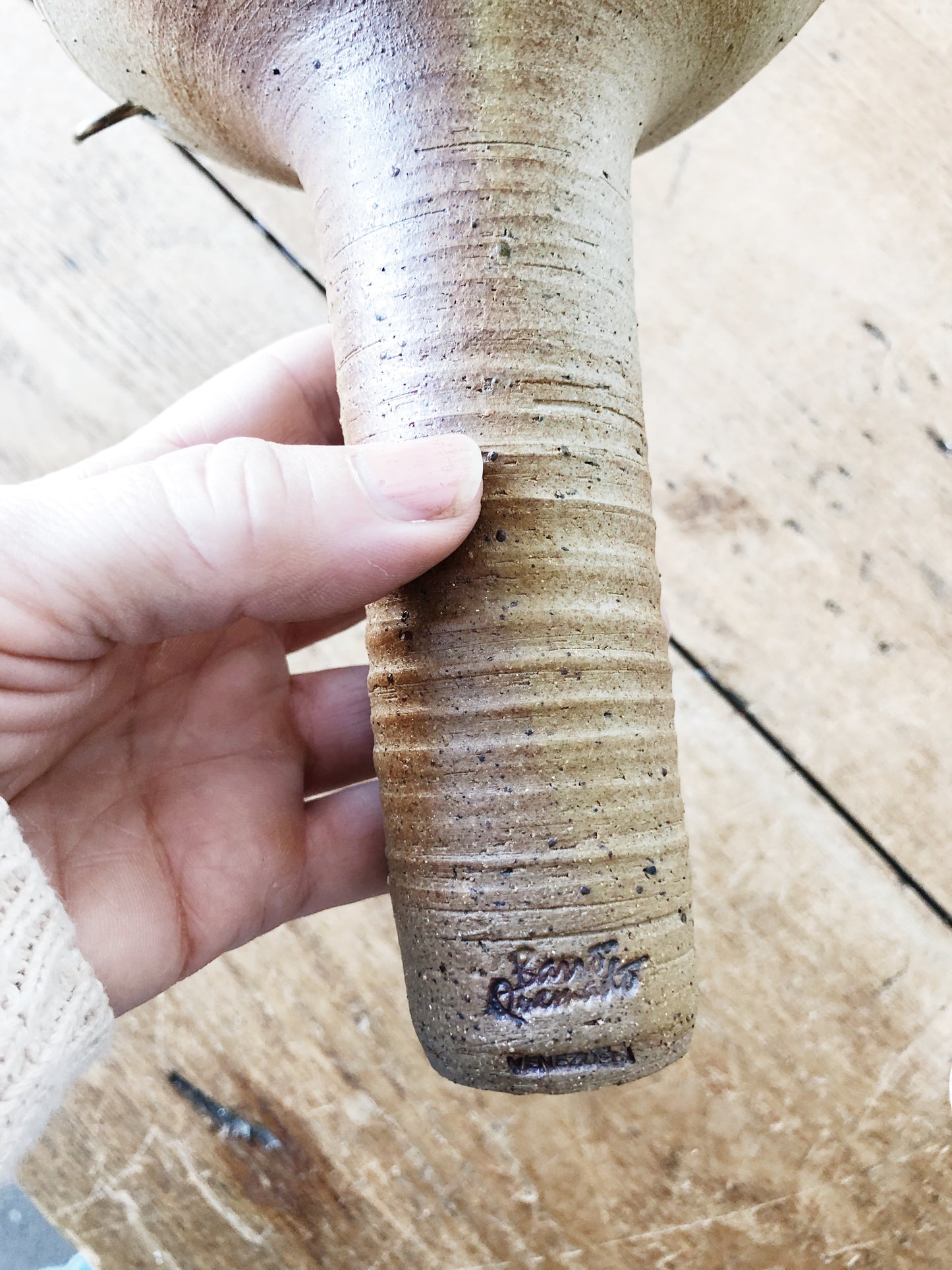 Barro Quemado Hanging Vase