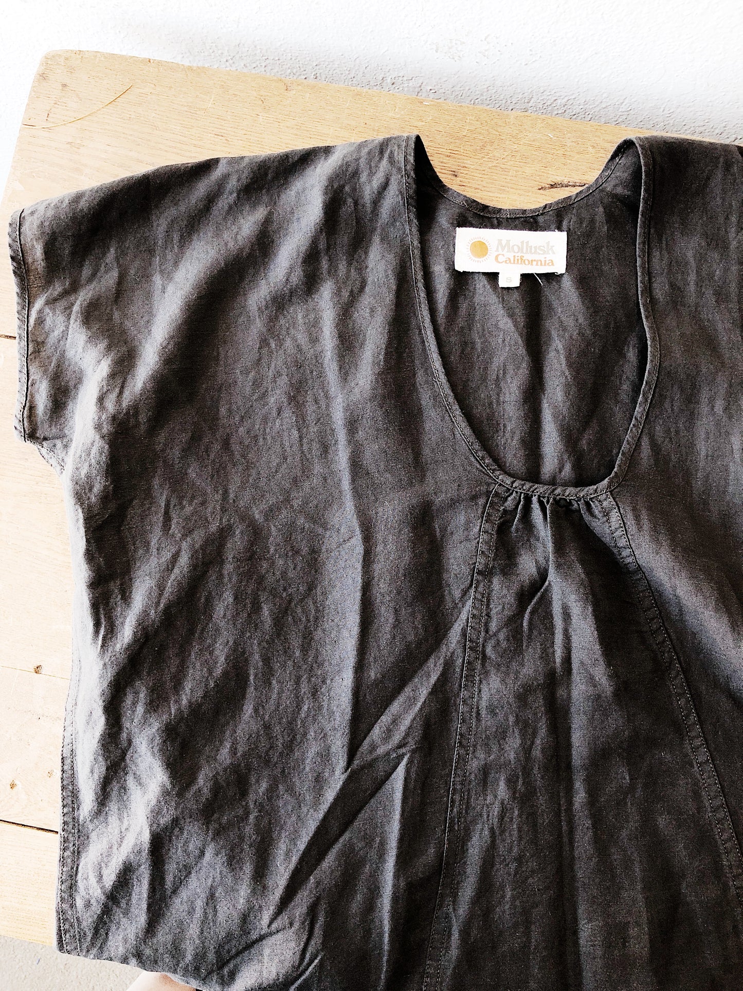 New Mollusk California Linen Tunic Dress