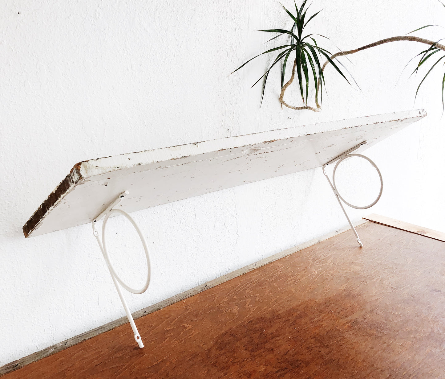 Large Salvaged Wall Shelf