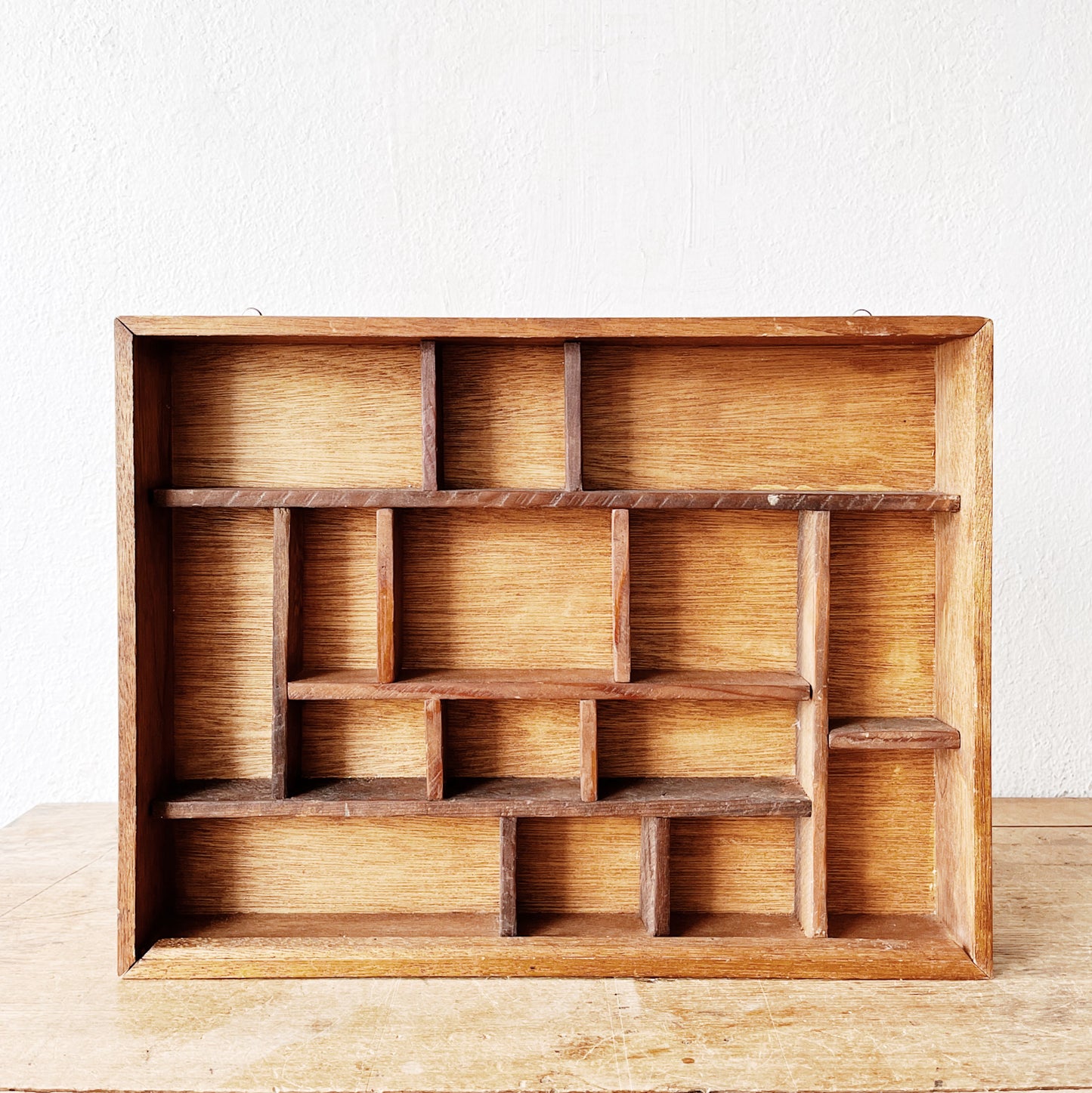 Antique Shadowbox Shelf