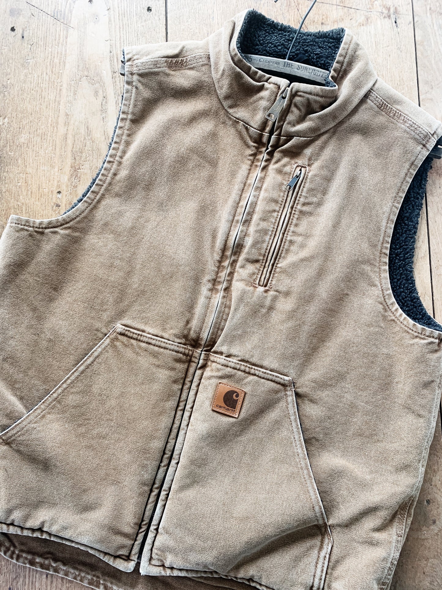 Carhartt Washed Duck Sherpa Lined Vest