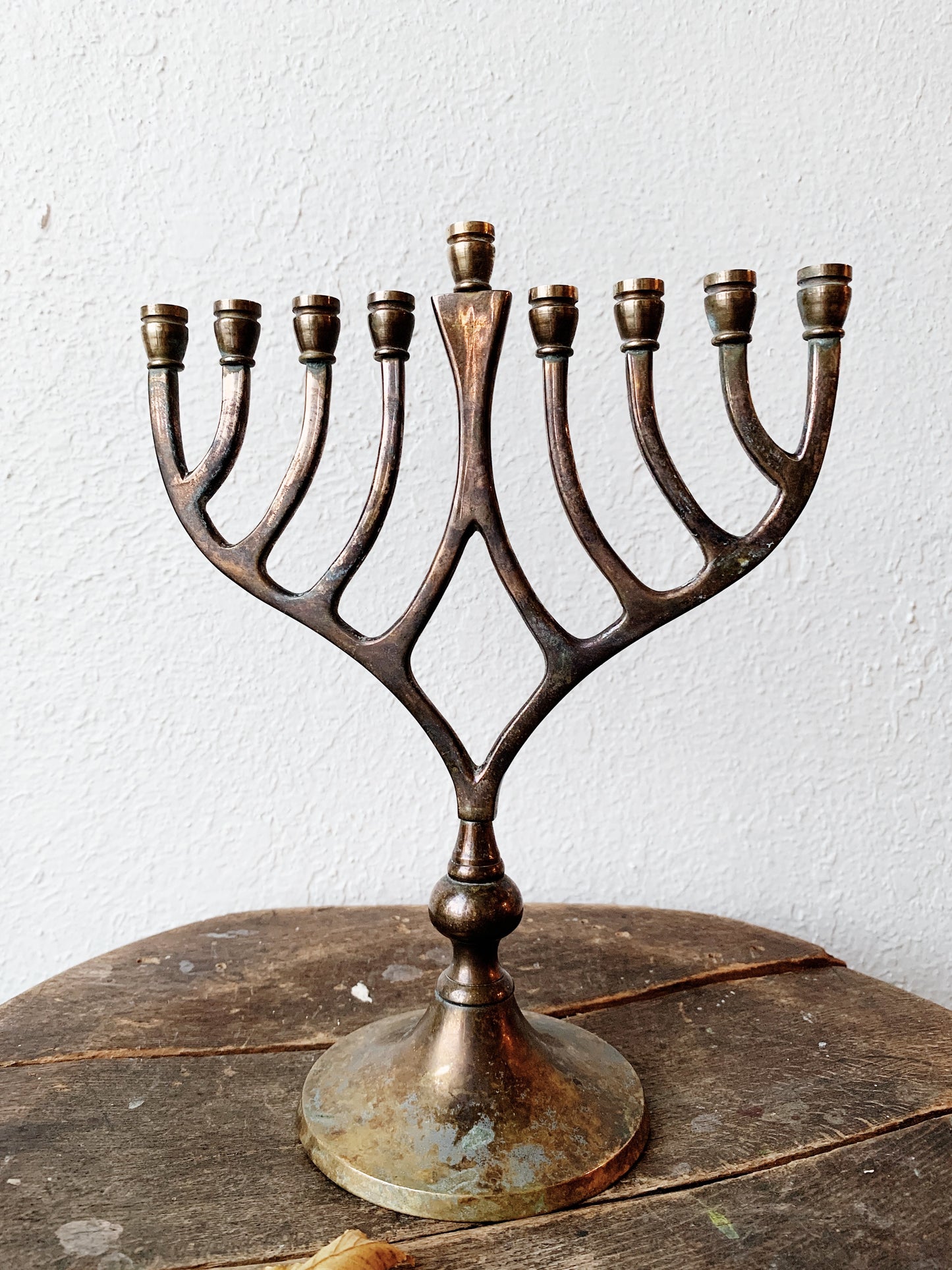 Vintage Brass Menorah