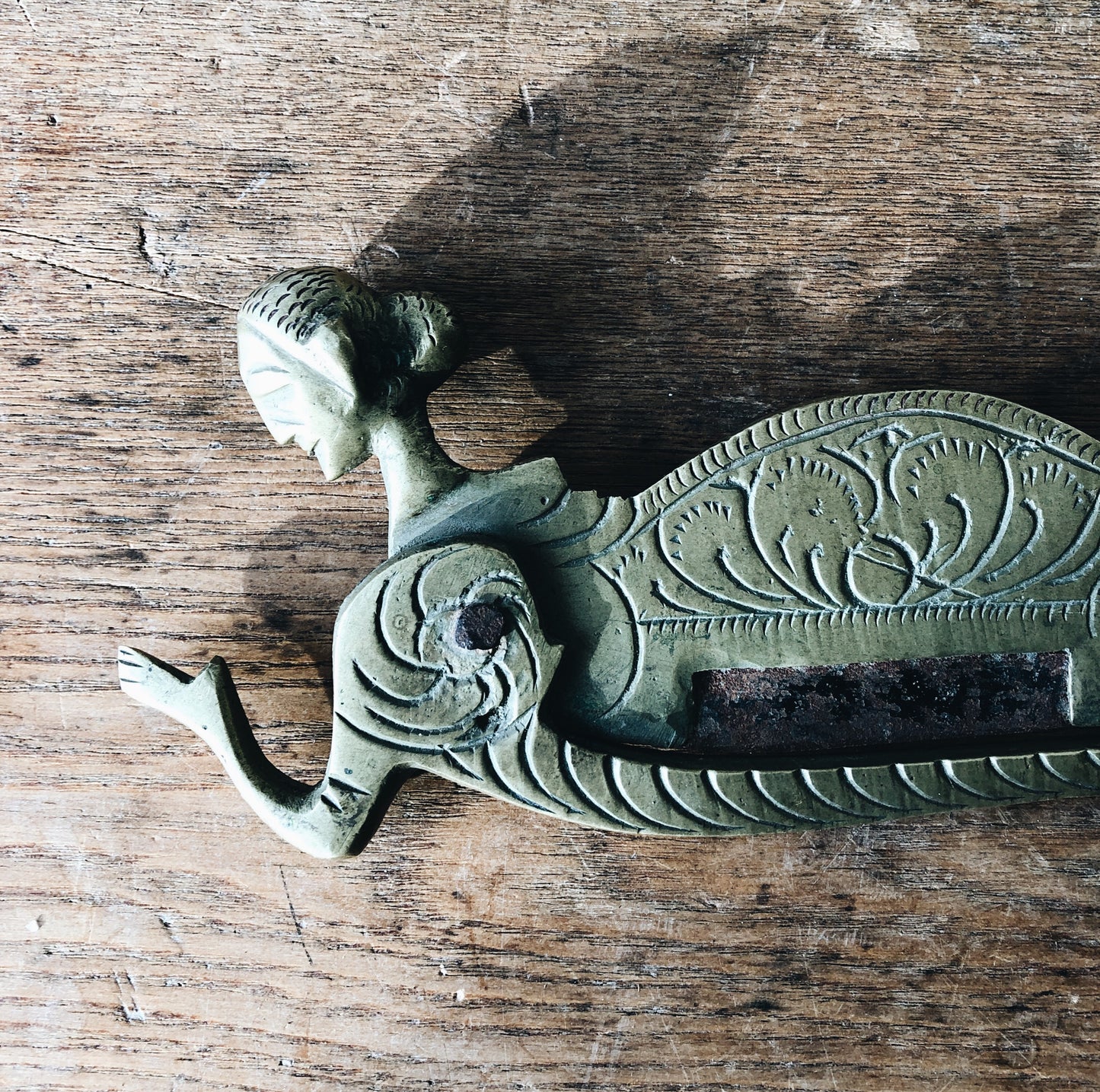 Antique Lady Cigar Cutter
