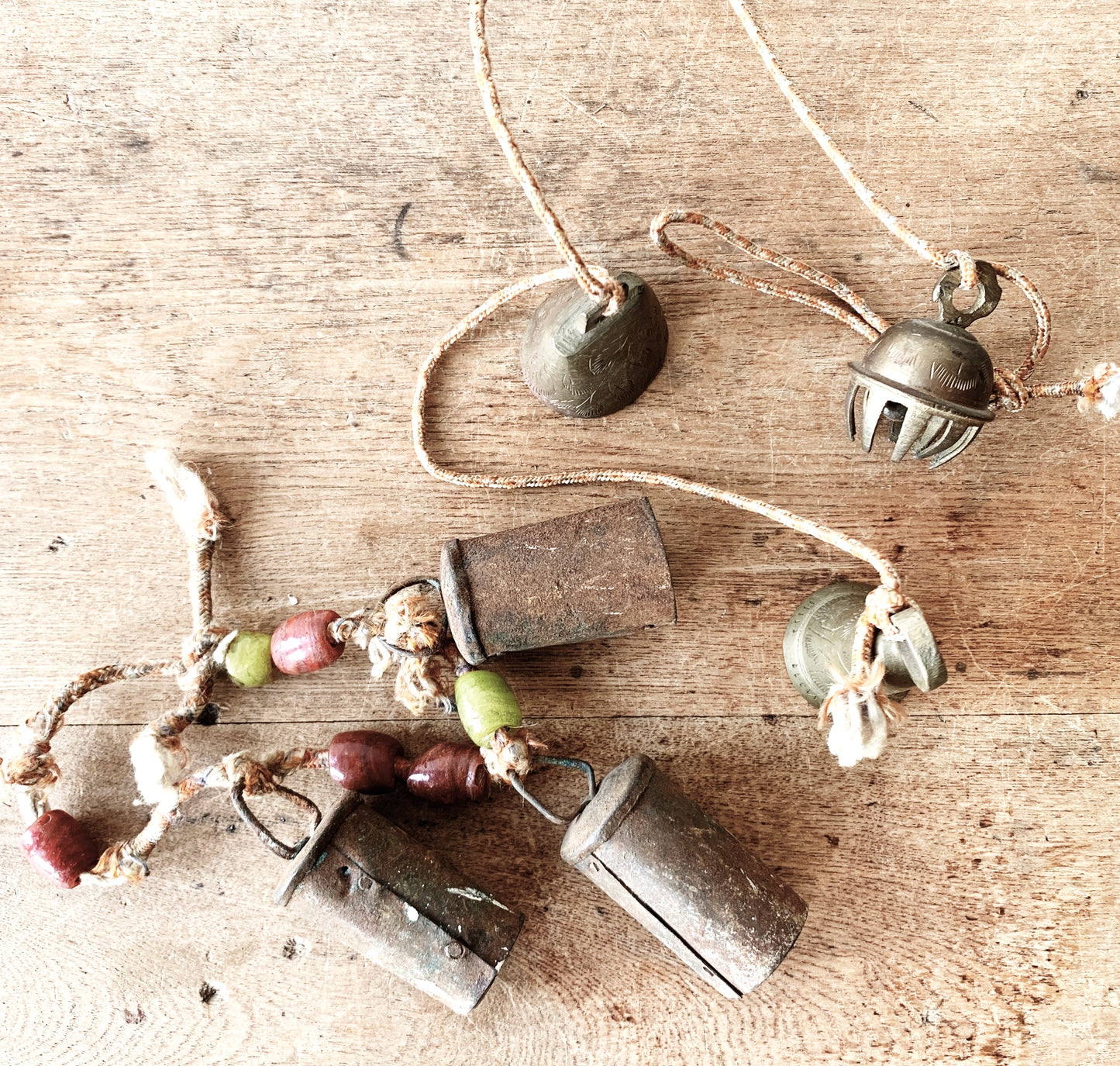 Antique Brass Bells