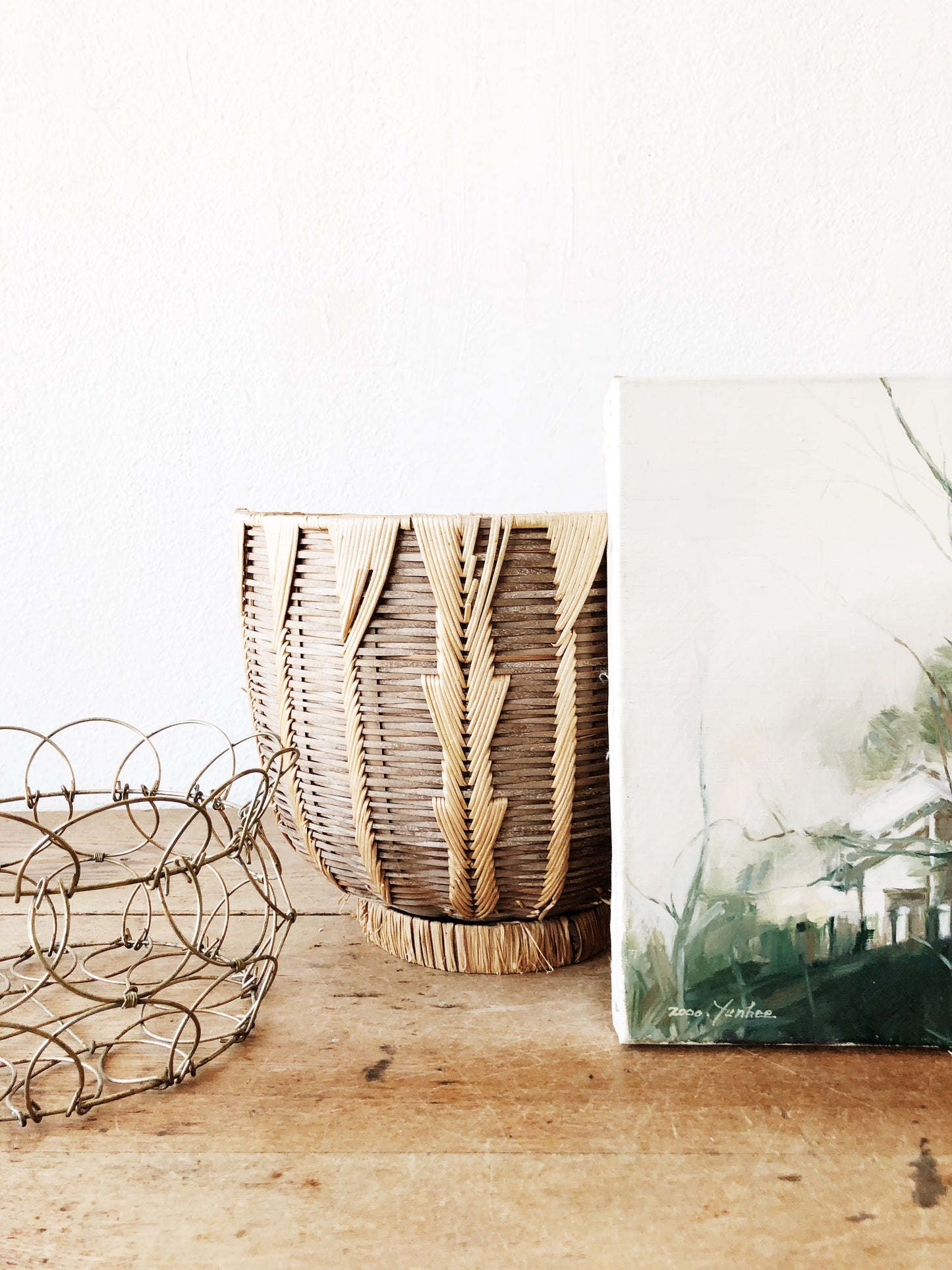 Delicate Brass Wire Egg Basket