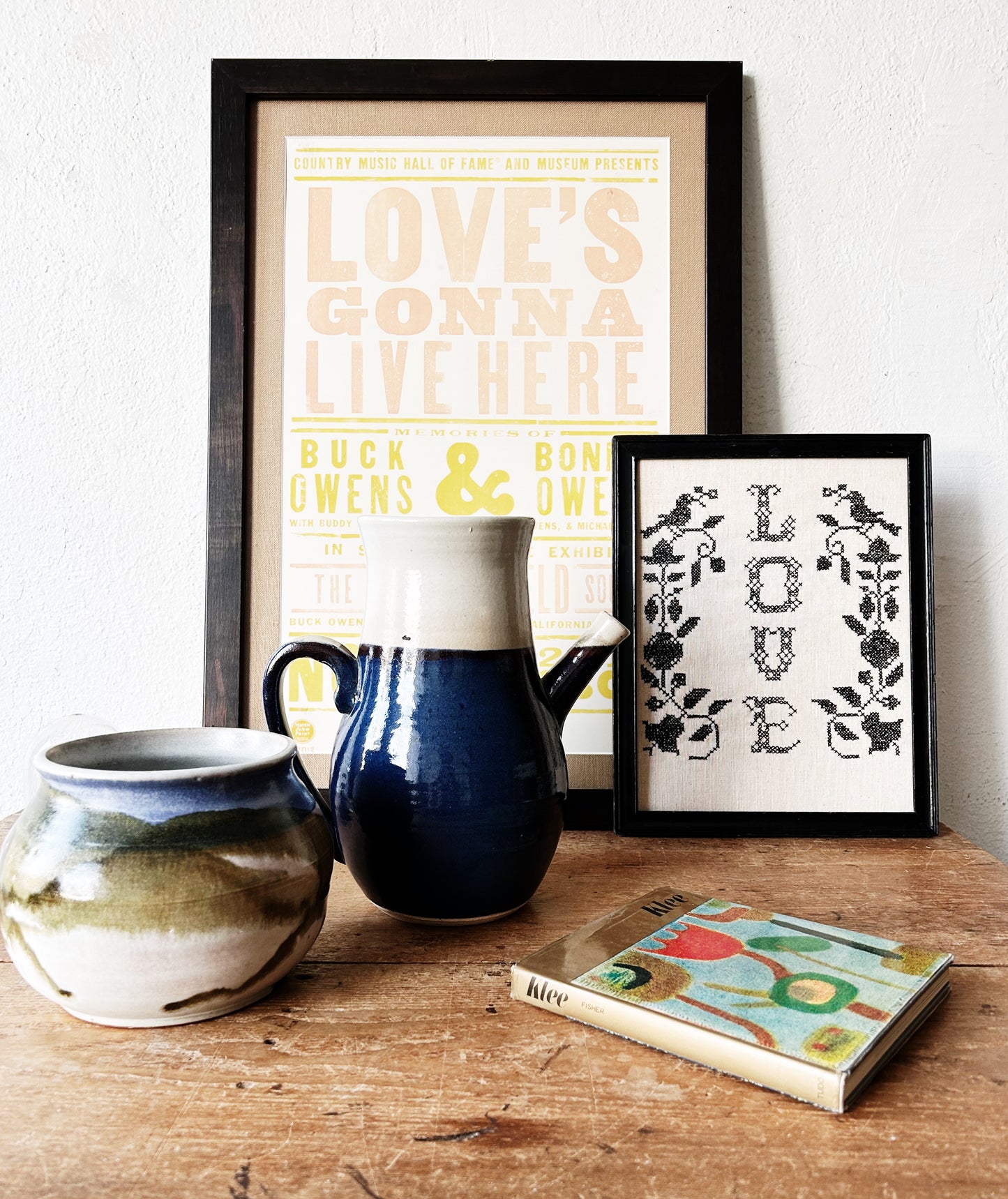 Vintage Framed Needlepoint