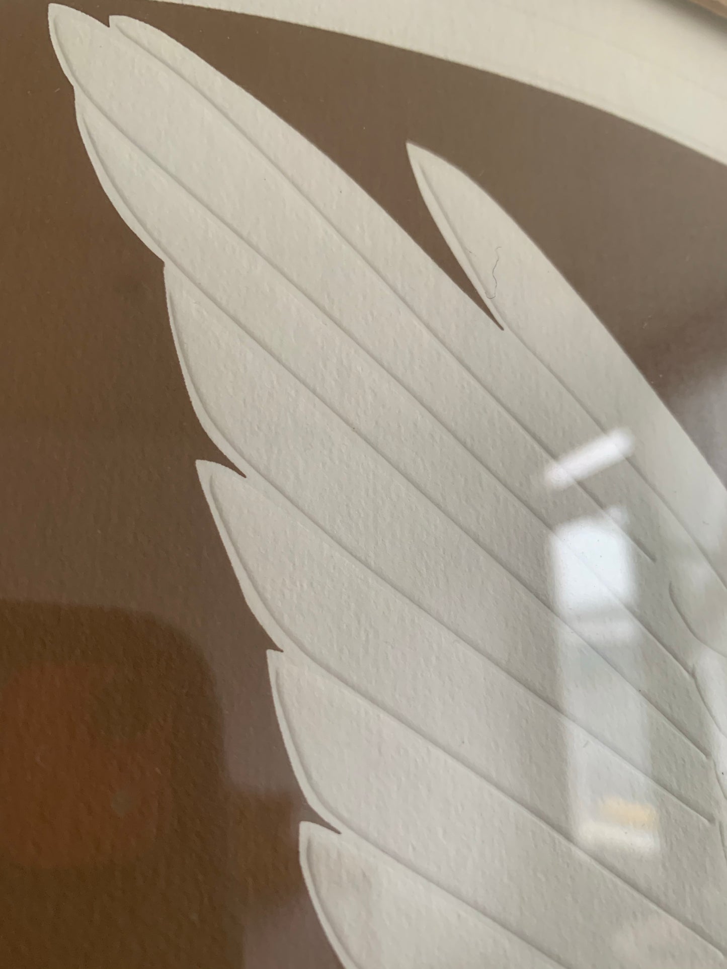 David Allgood Vintage Embossed Serigraph