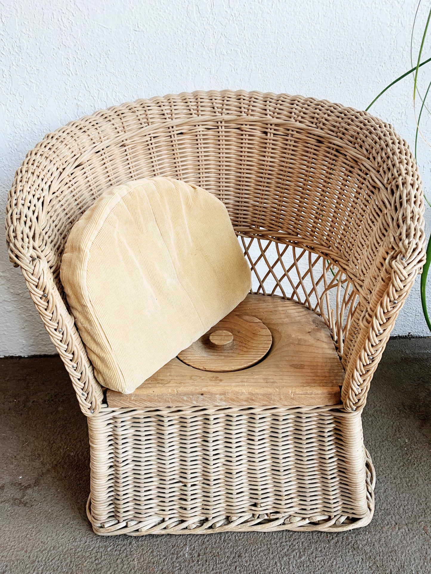 Vintage Child’s Chair with Cushion