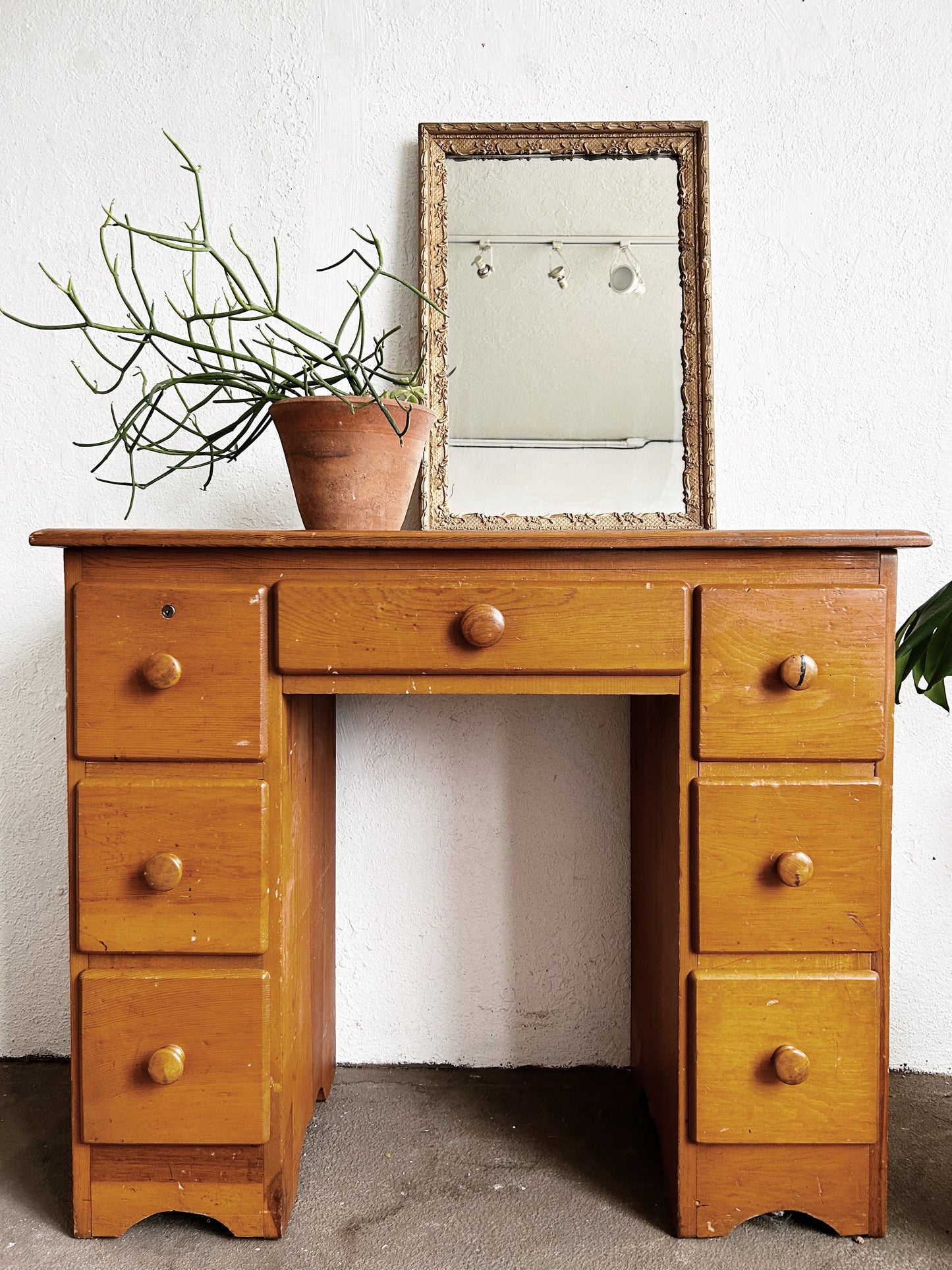 Vintage Petite Maple Desk