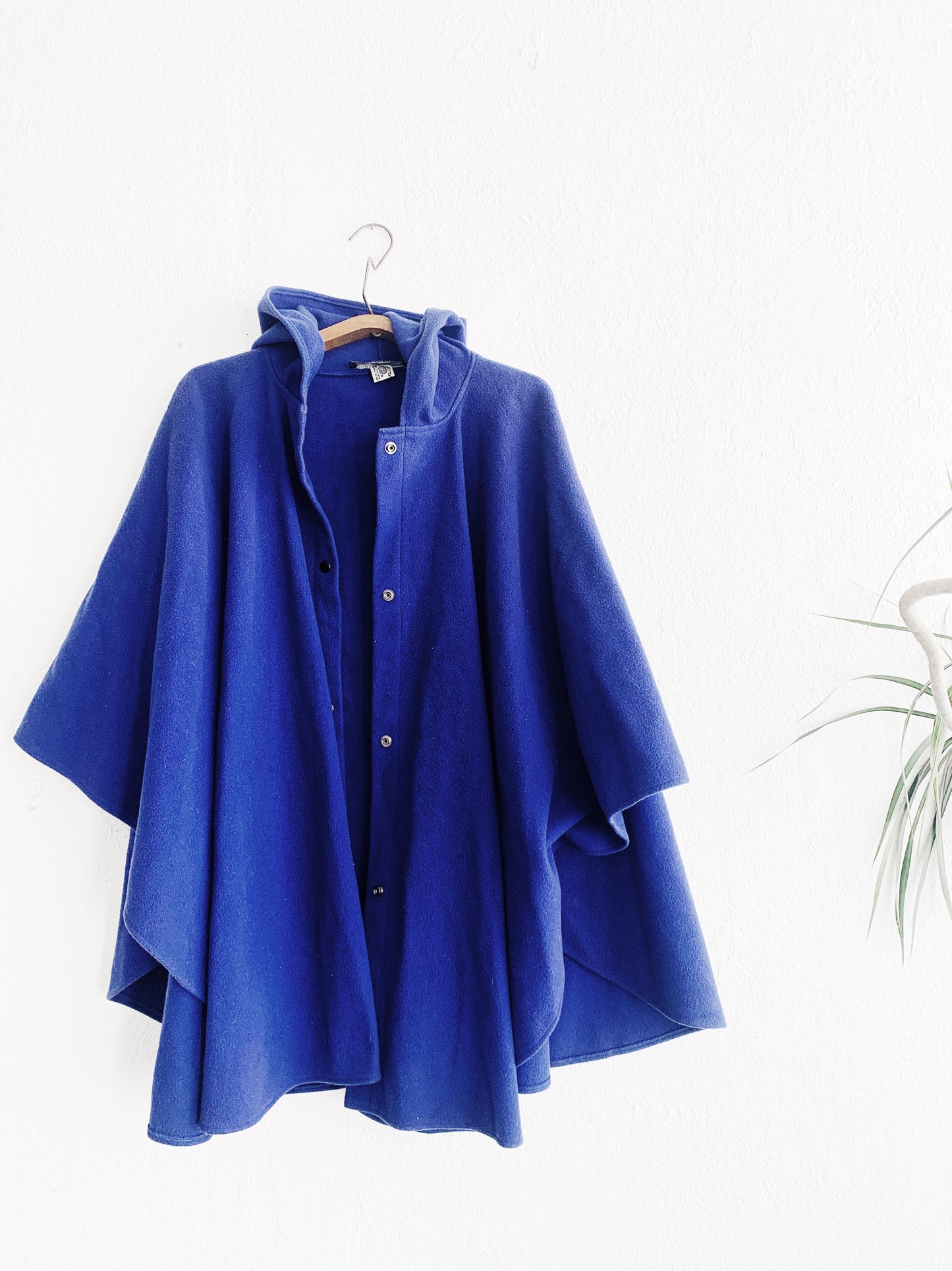COLORATURA Royal Blue Wool Cape