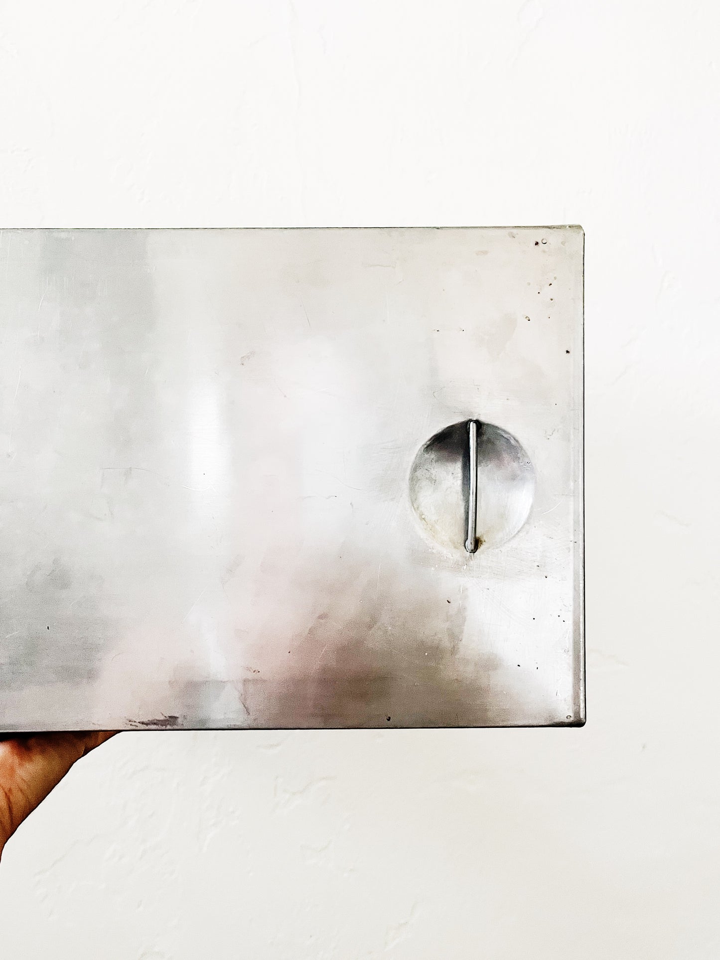 Mid Century Stainless Steel Wall Cupboard