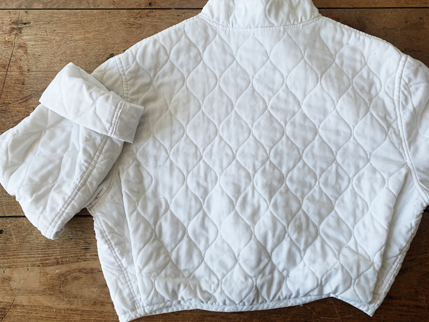 Vintage Cropped Quilted Bolero Jacket