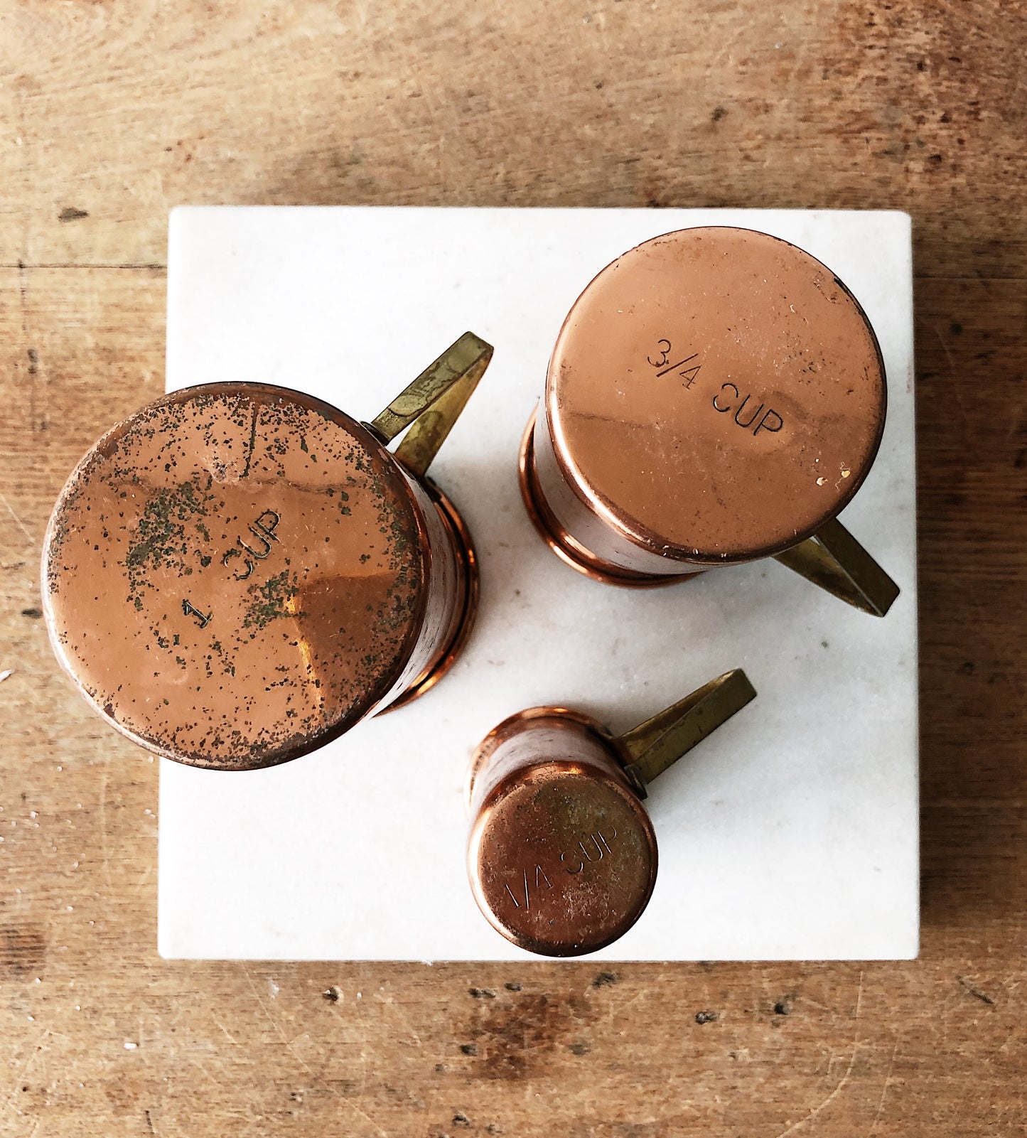 Vintage Copper Measures