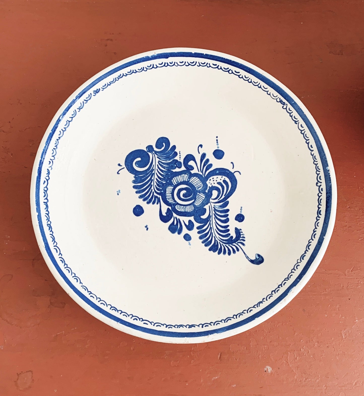 Vintage Hand Painted Plates Mexico