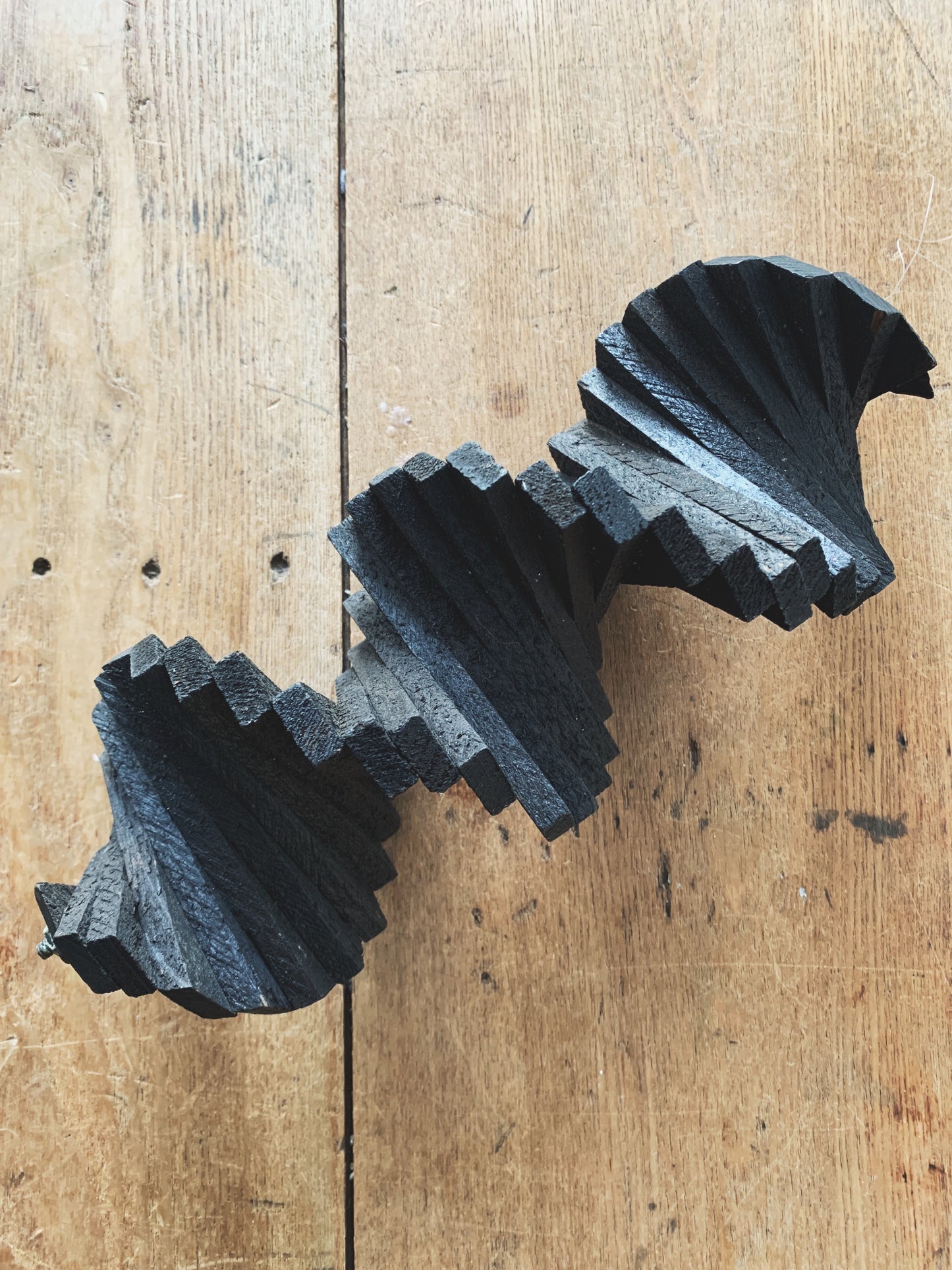 Mini Wood Spinning Whirligig