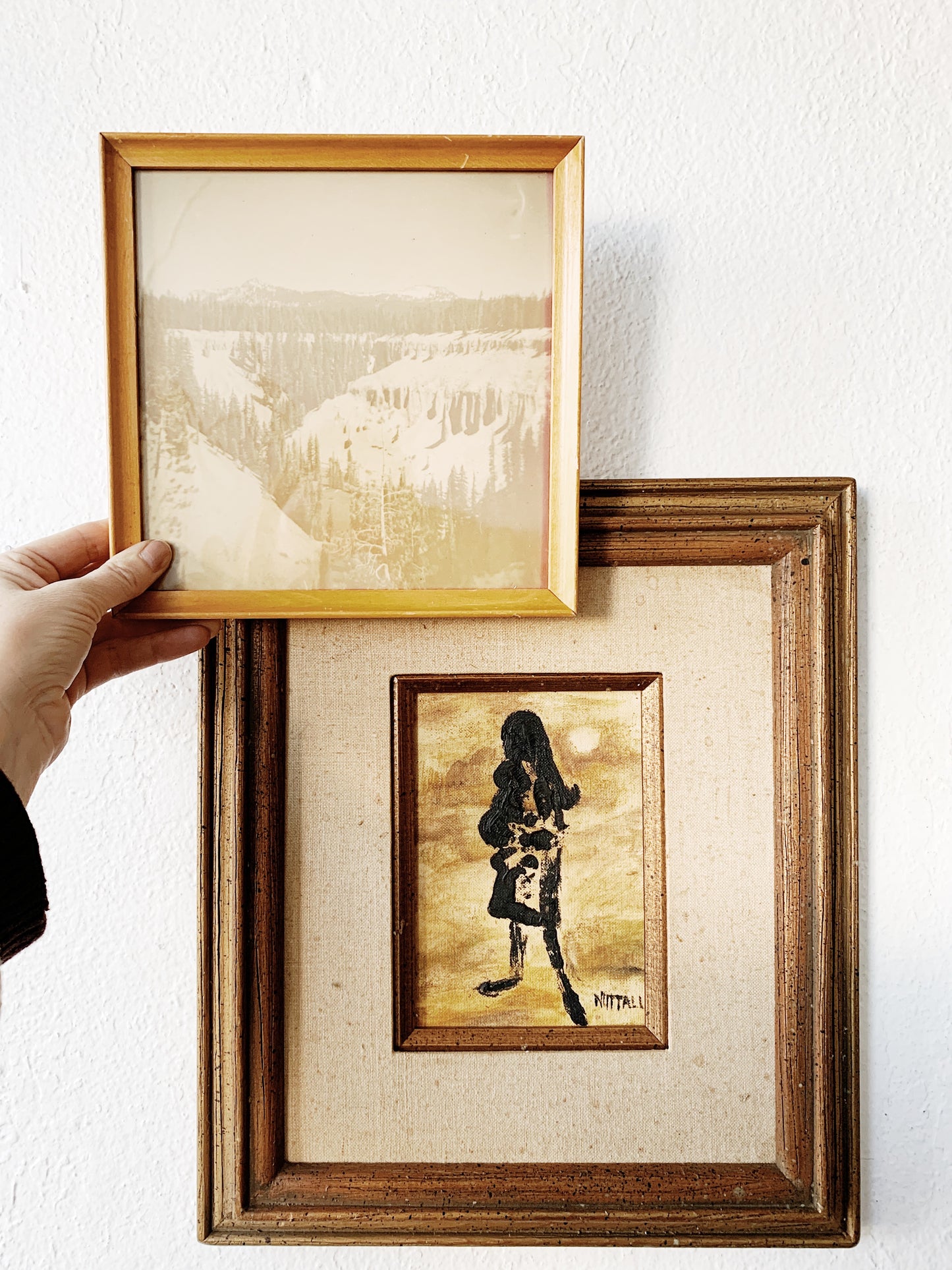 Vintage Framed Landscape Photo