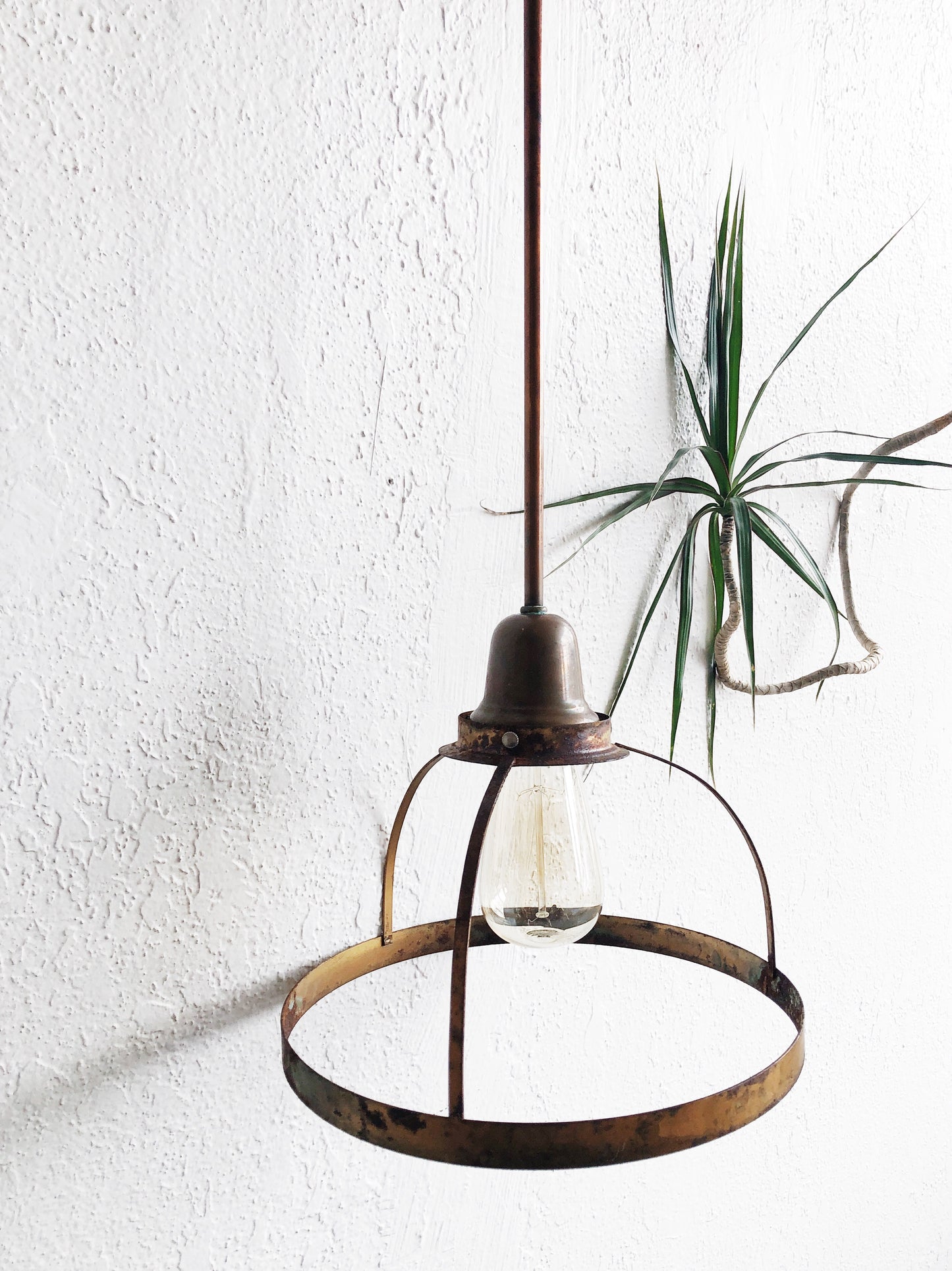 Vintage Copper Pendant Light