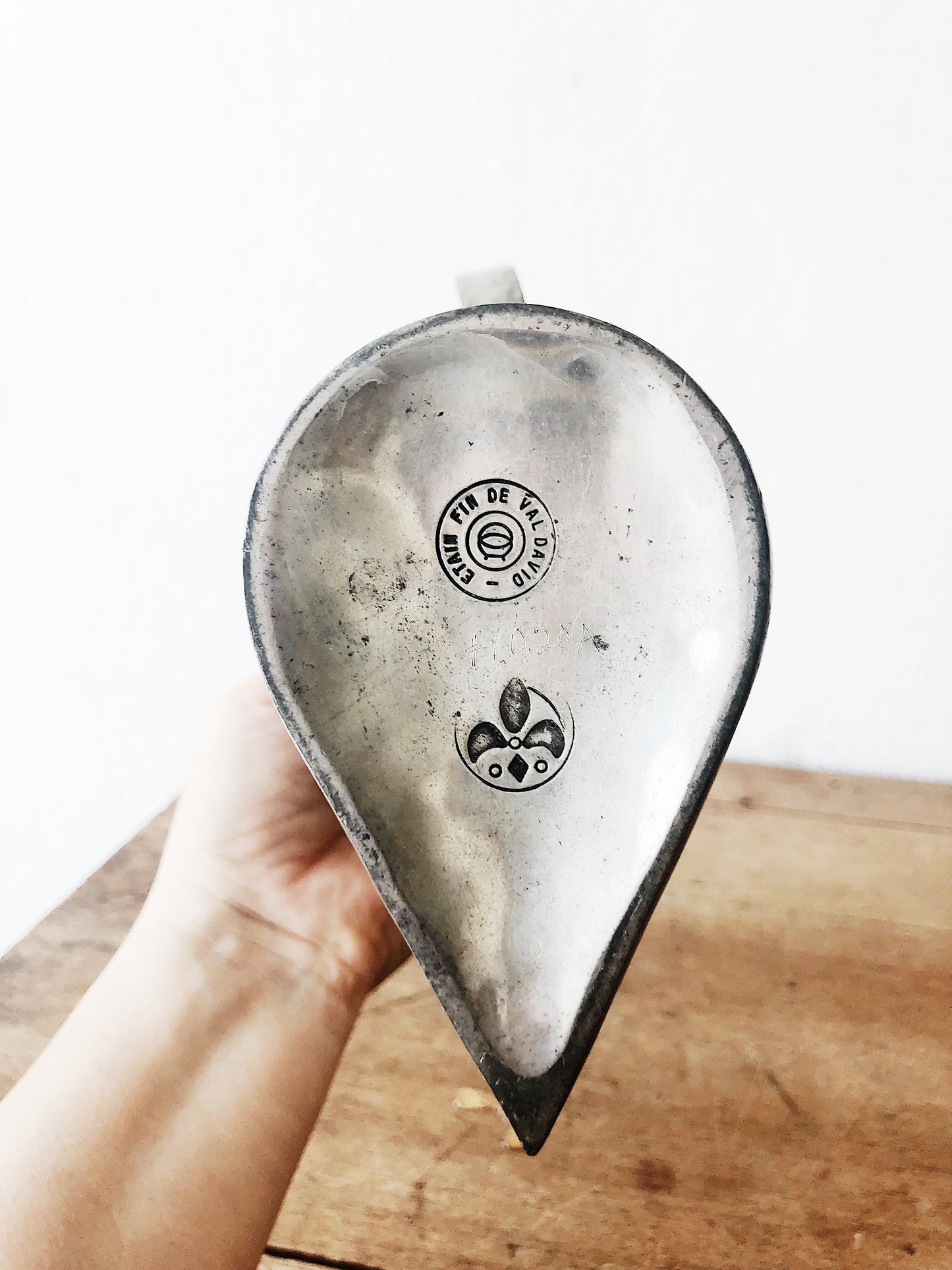 Vintage Etain Fin de Val David Modernist Pitcher