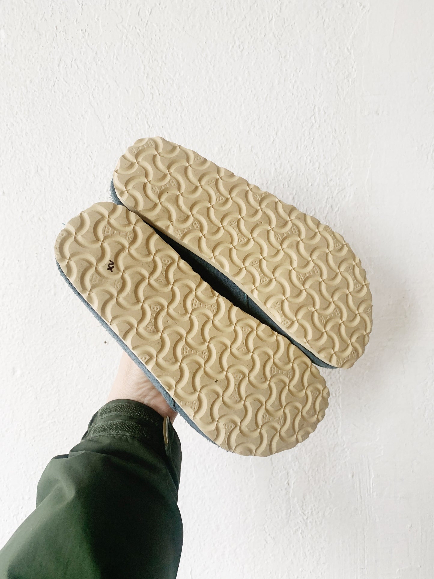 Blue Suede Birkenstock’s Size 36