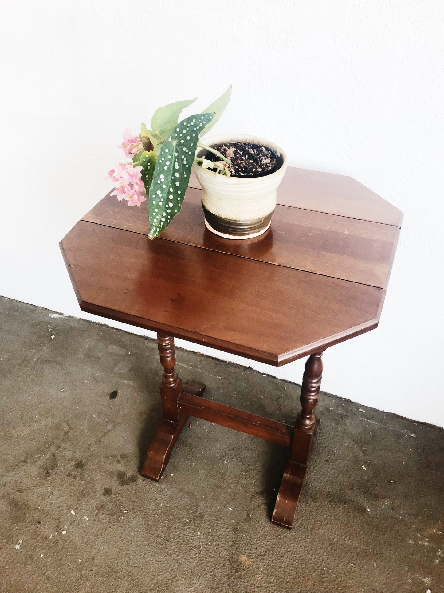 Antique Drop Leaf Side Table