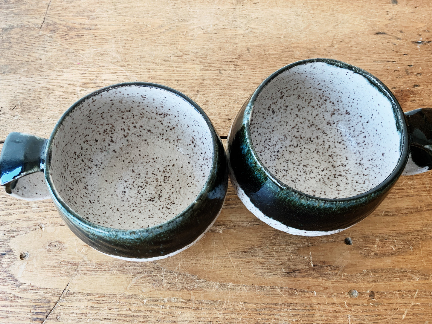 Large Vintage Stoneware Mugs