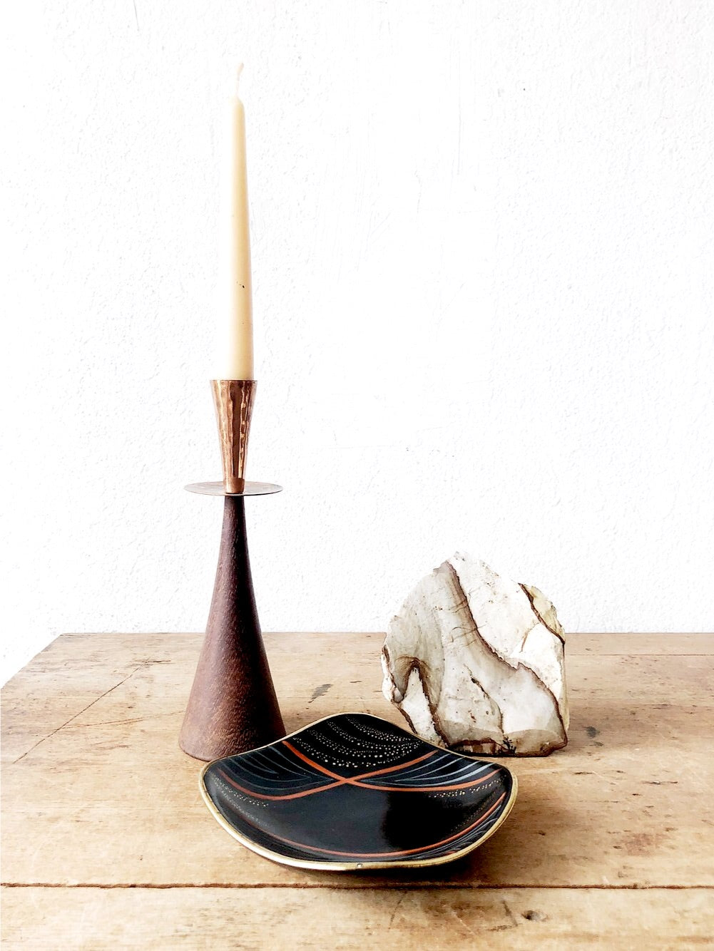 Beautiful Striated Stone Paperweight