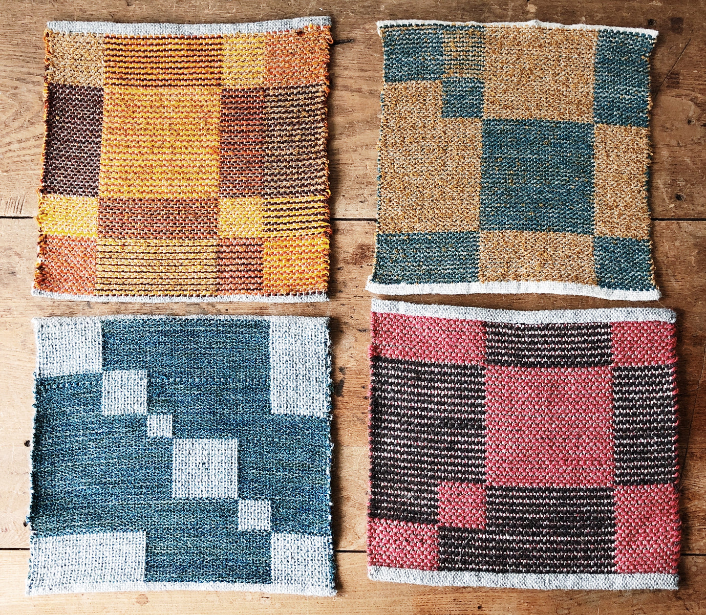 Handmade Wool Mat Set