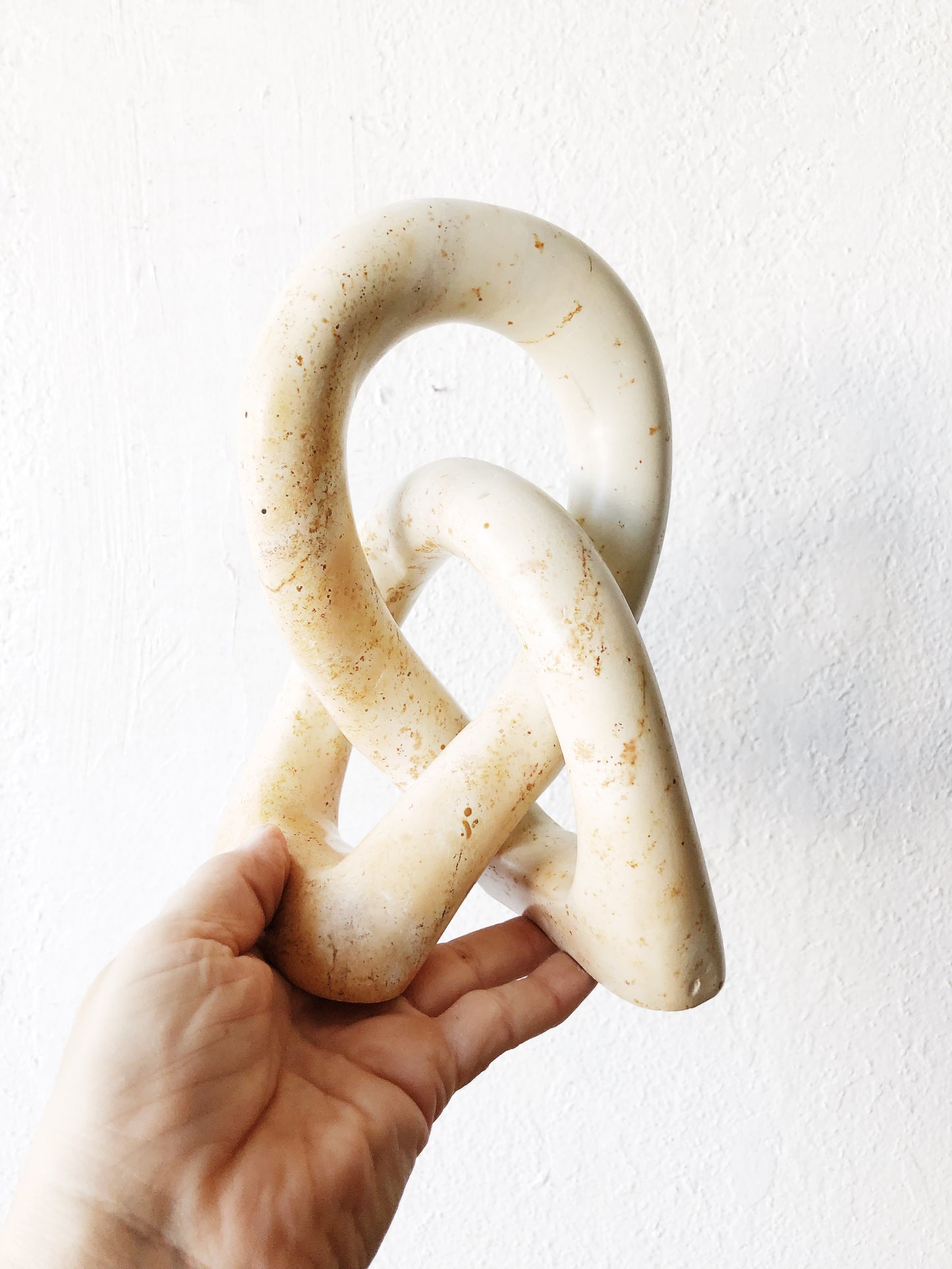 Vintage Soapstone Infinity Sculpture