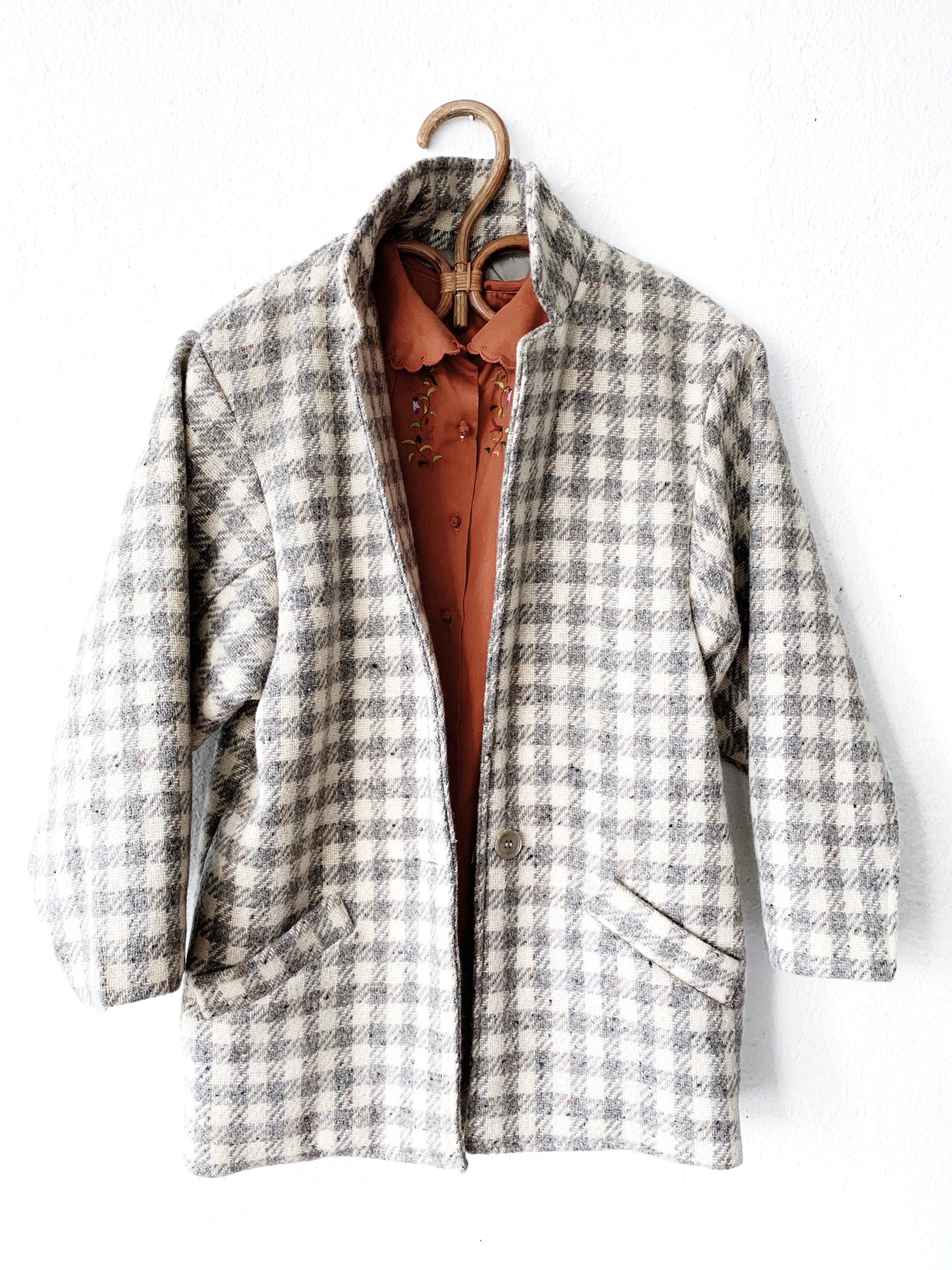 Vintage Lined Wool Blazer