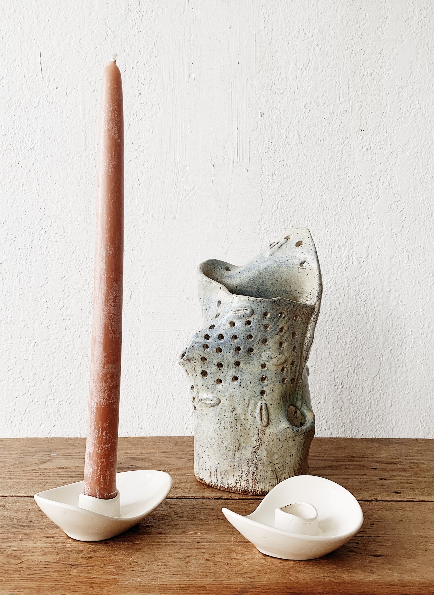 Hand Built Large Ceramic Luminary / Sculpture
