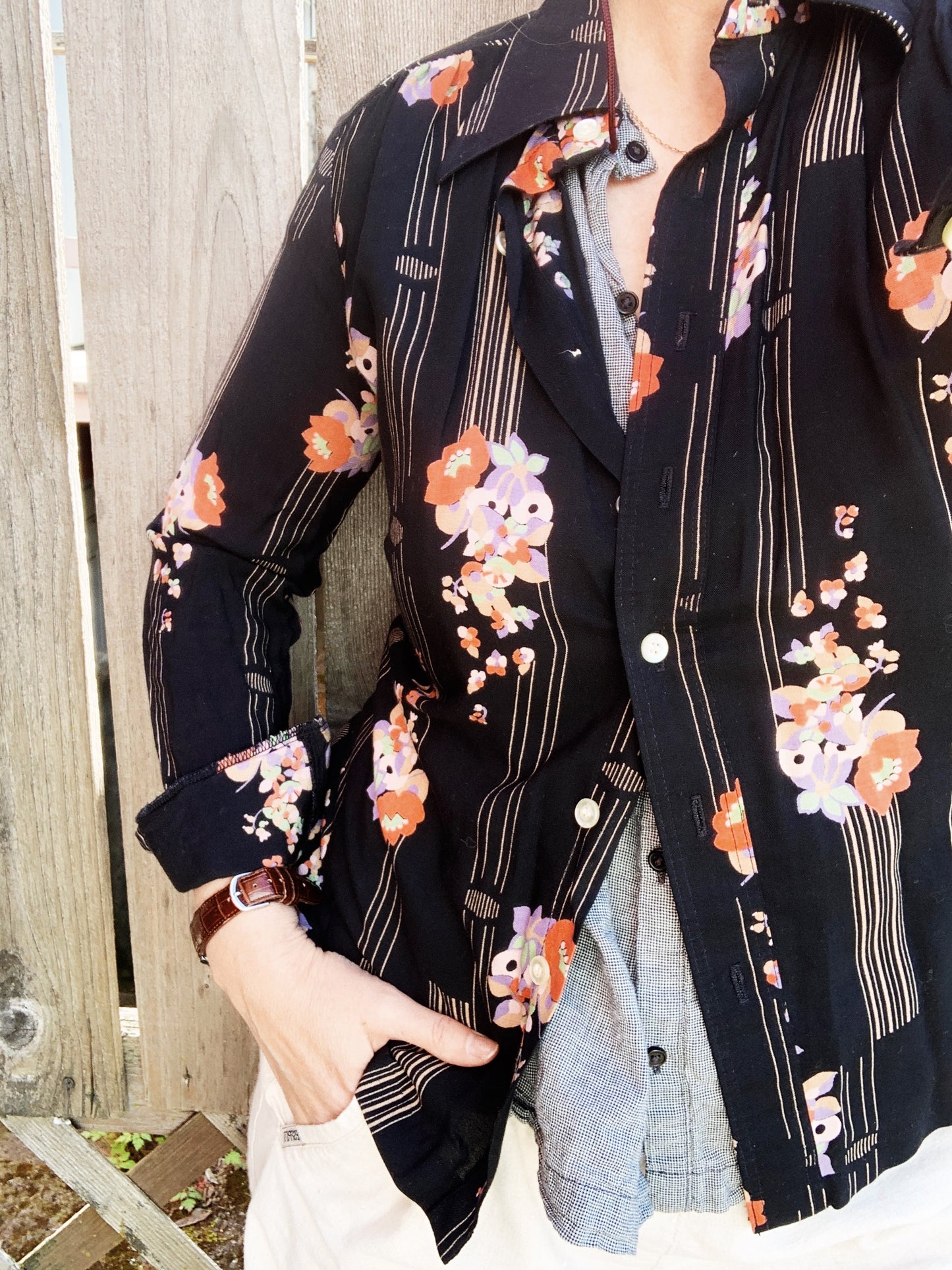 Vintage Floral Blouse