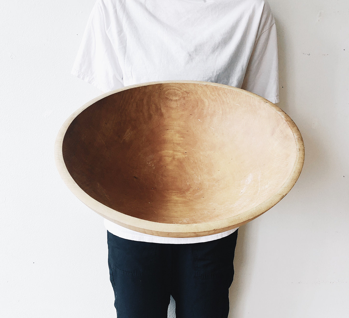 Giant Vintage Dough Bowl