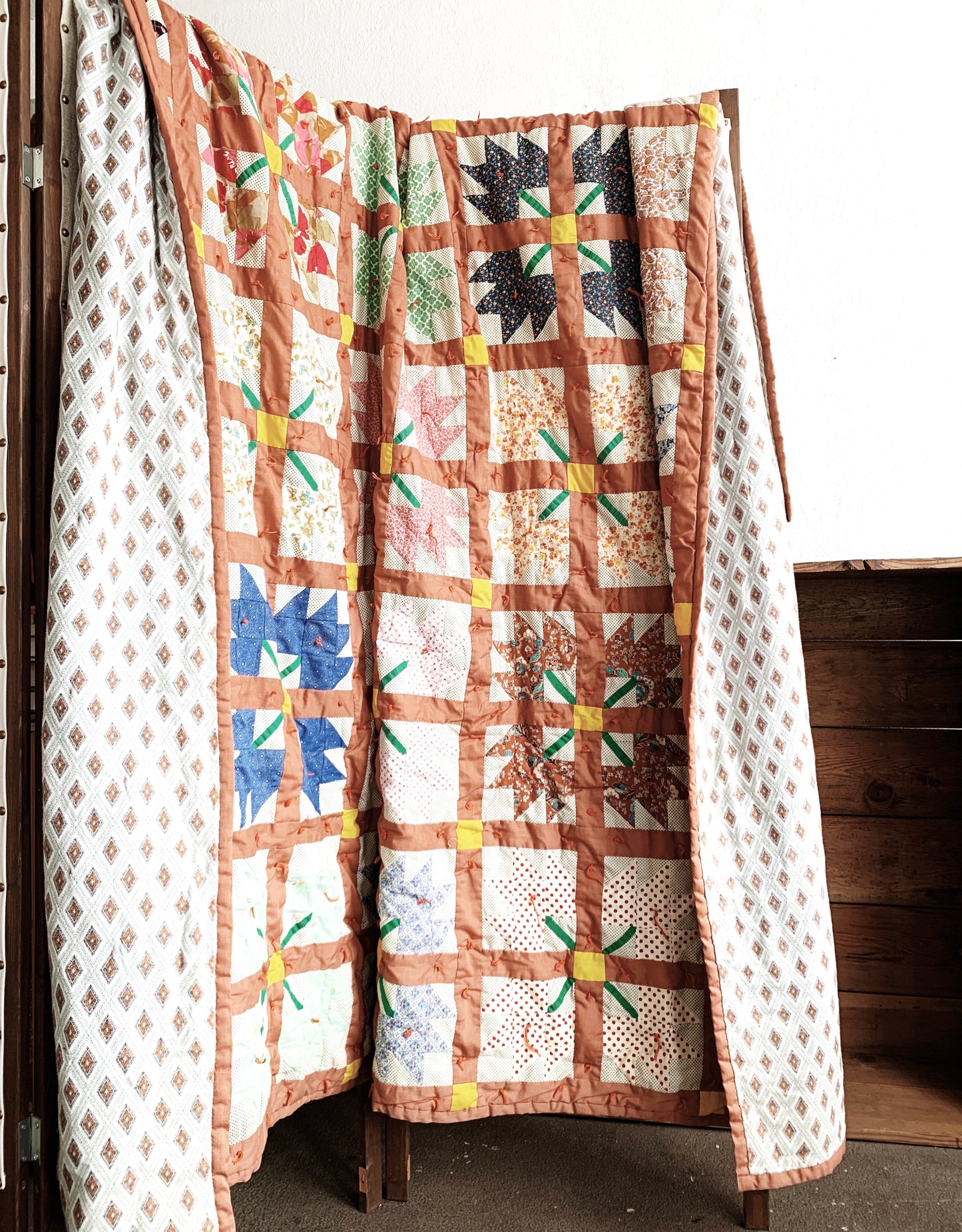 Vintage Full Size Patchwork Quilt