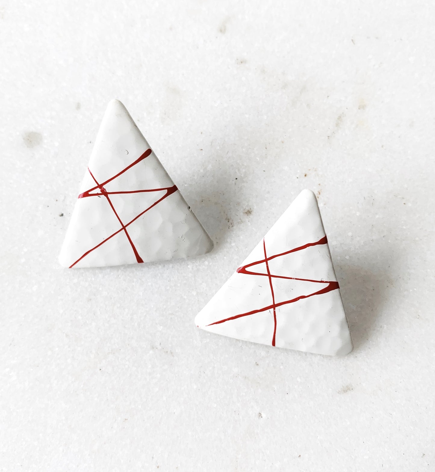 Vintage Triangle Earrings