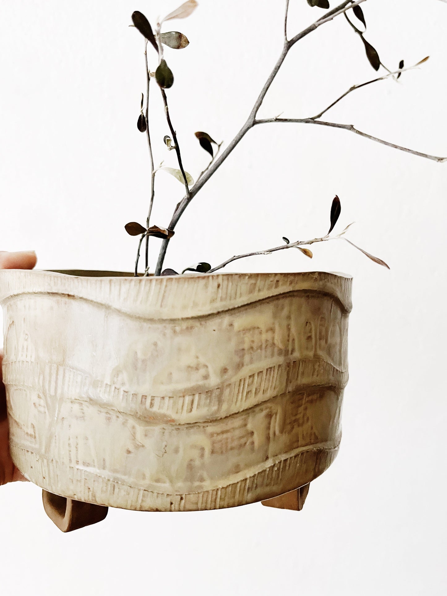 Vintage Japanese Ikebana Planter