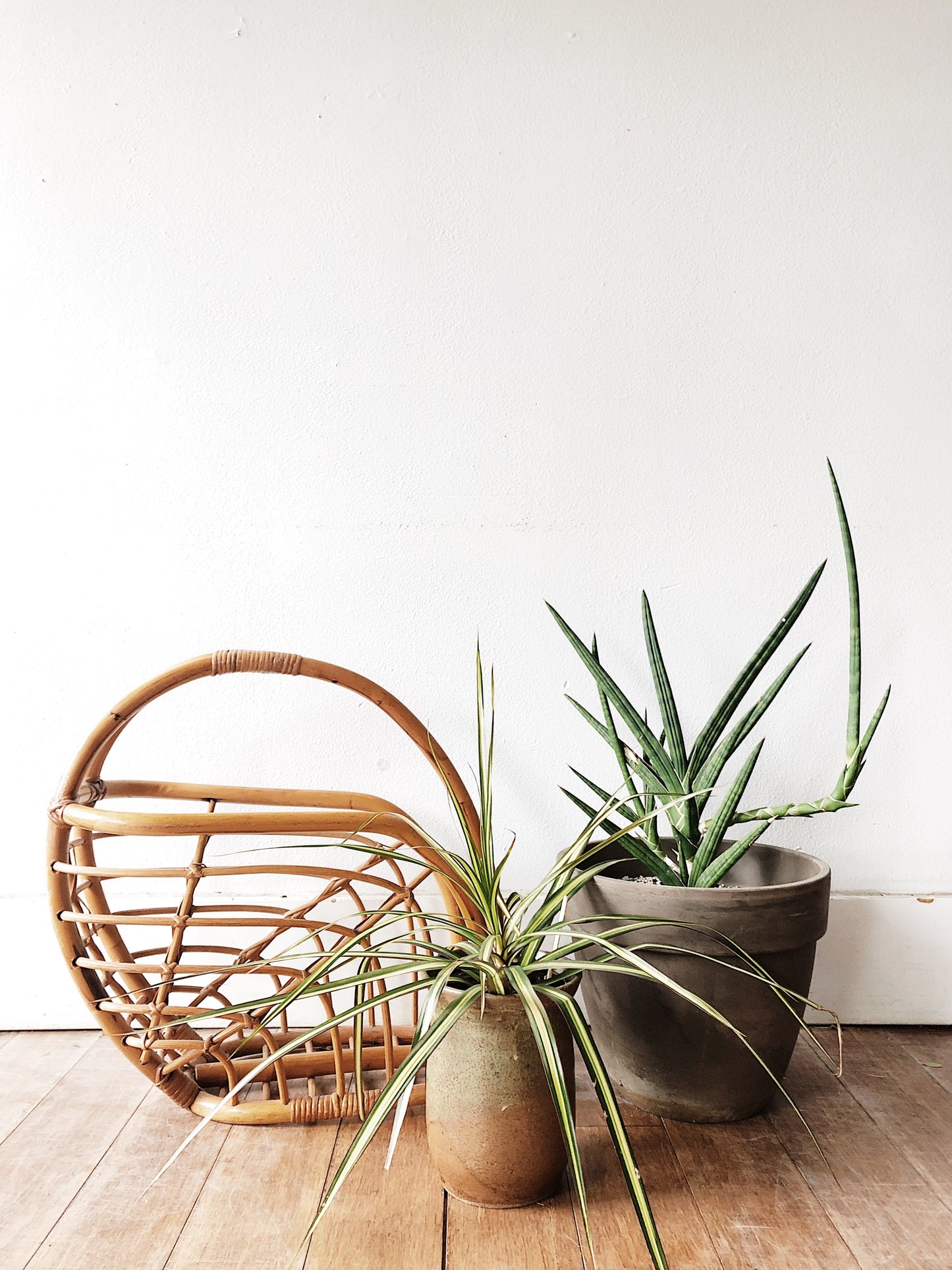 Vintage Bamboo Magazine Holder