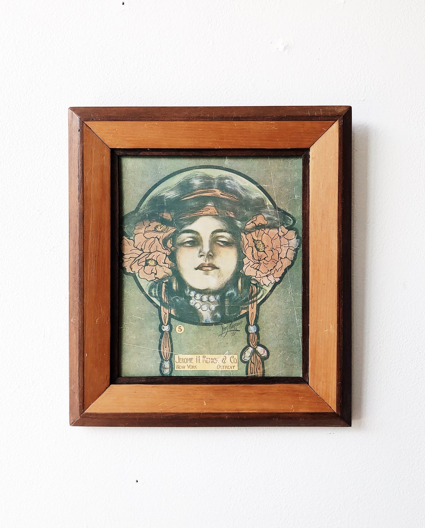 Original Vintage Sheet Music Litho