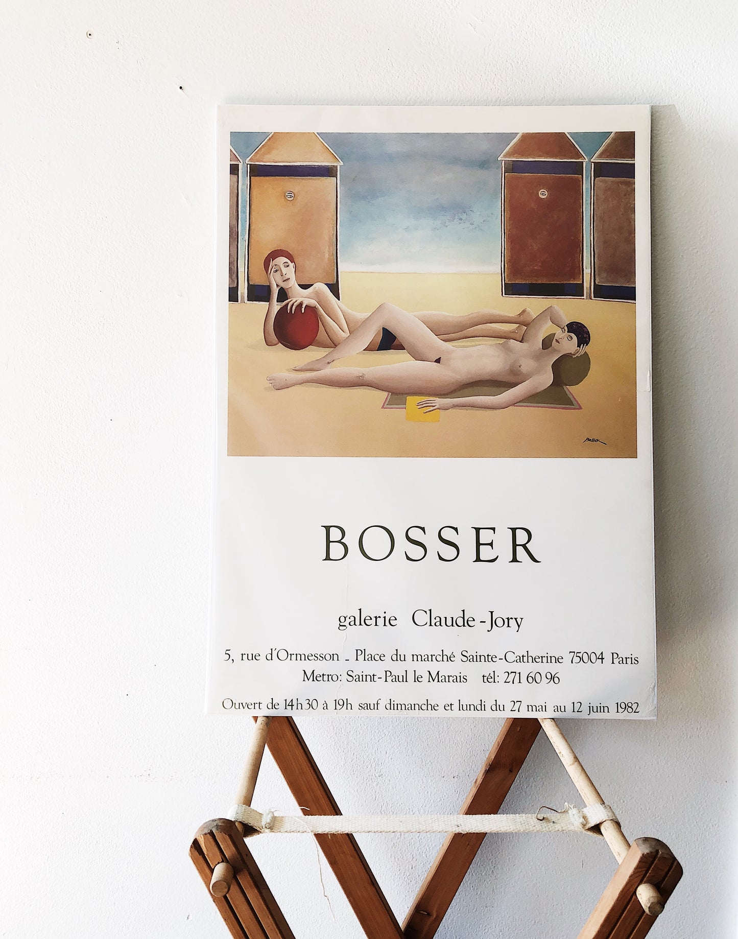 Vintage Bosser French Art Poster