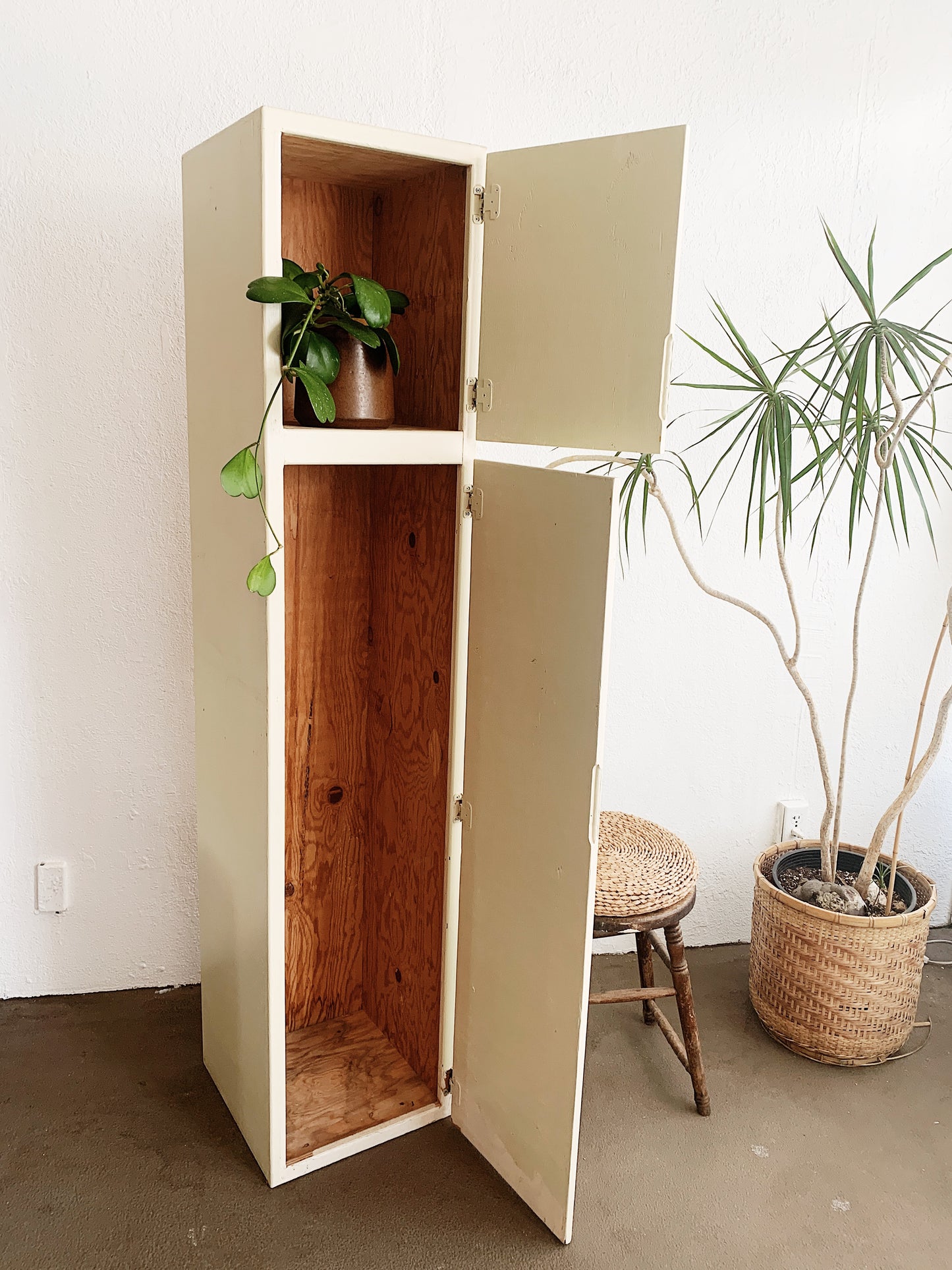 Vintage Solid Wood Cupboard