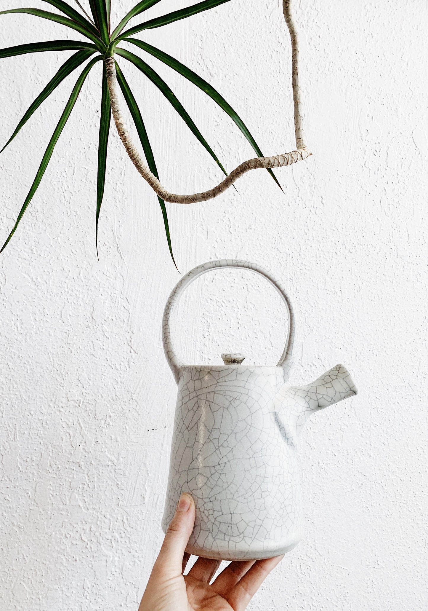 Ceramic Crackle Glaze Teapot