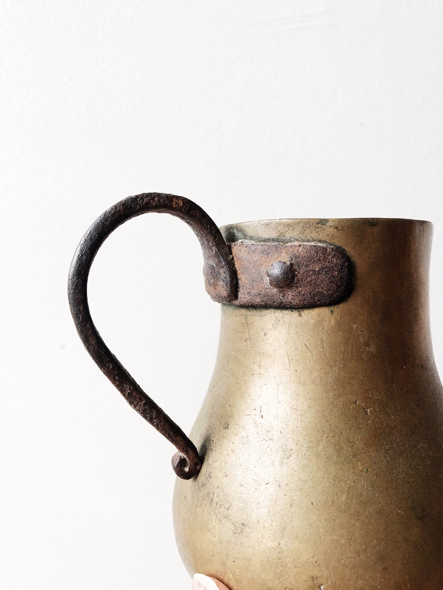 Vintage Brass Pitcher