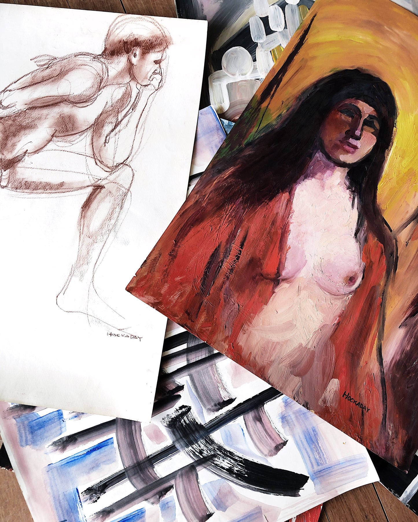 Vintage Hockaday Painting