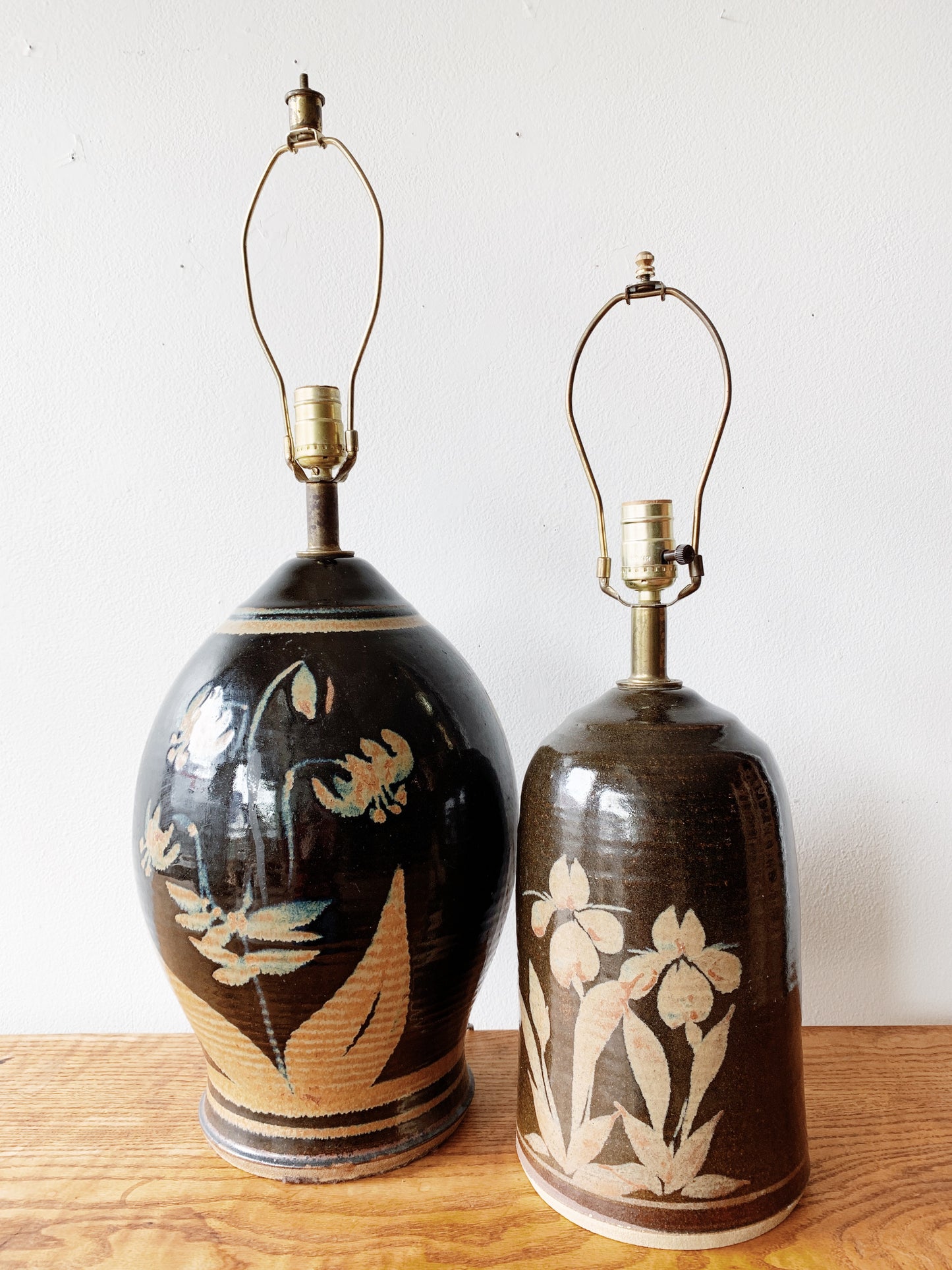 Vintage Stoneware Lamps