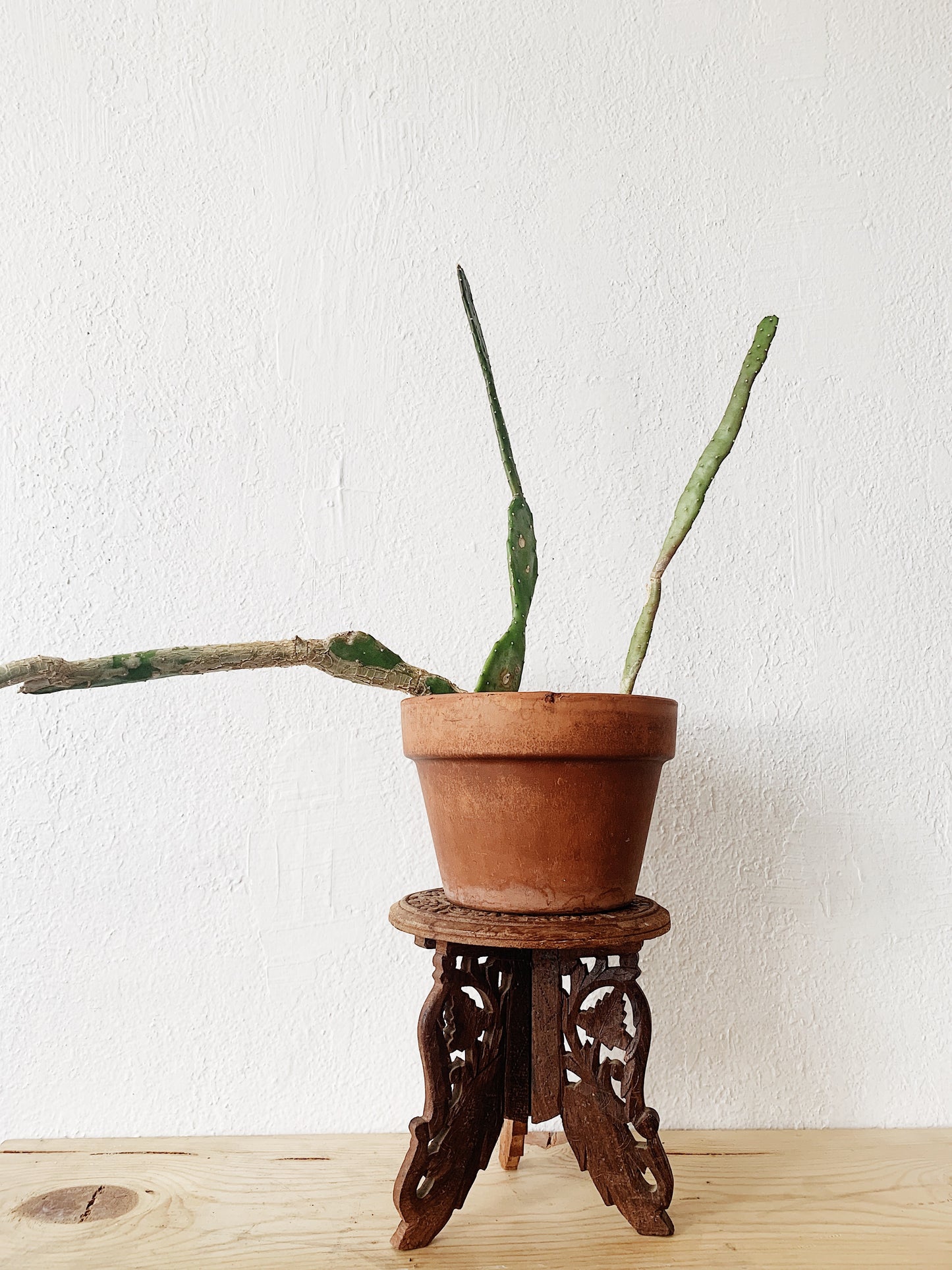 Vintage Cutout Wood Stand