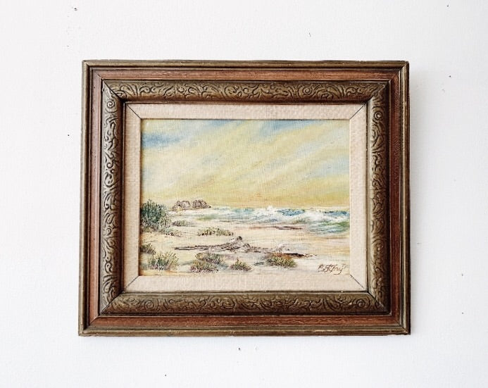 Vintage Oceanscape Painting