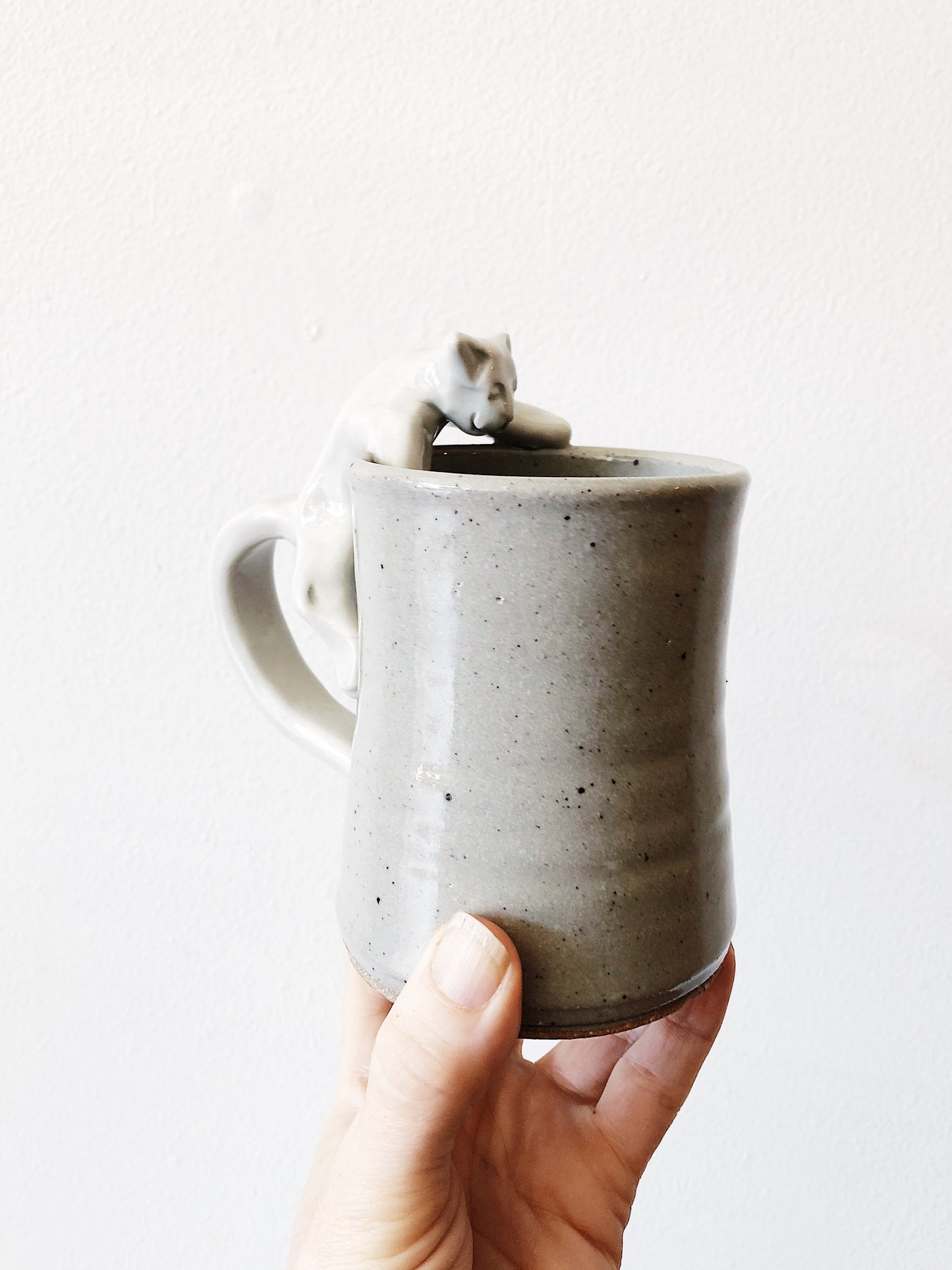 Vintage Handmade Kitty Mug